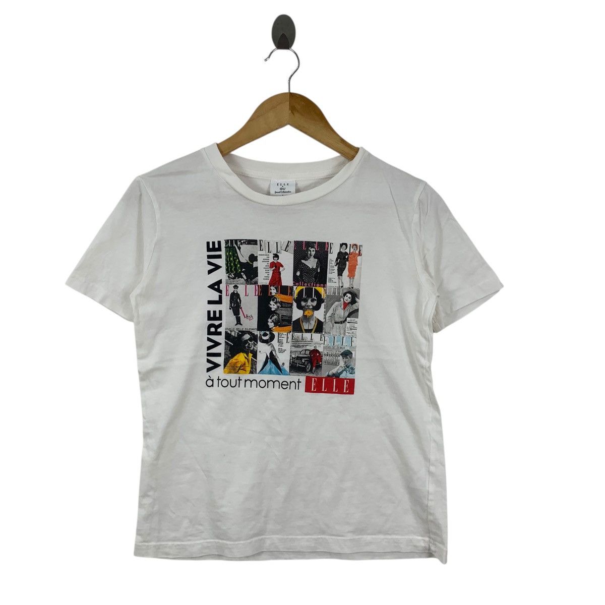 GU GU x ELLE SPECIAL COLLECTION Magazine Cover Fotofolio Tee Size S / US 4 / IT 40 - 4 Thumbnail