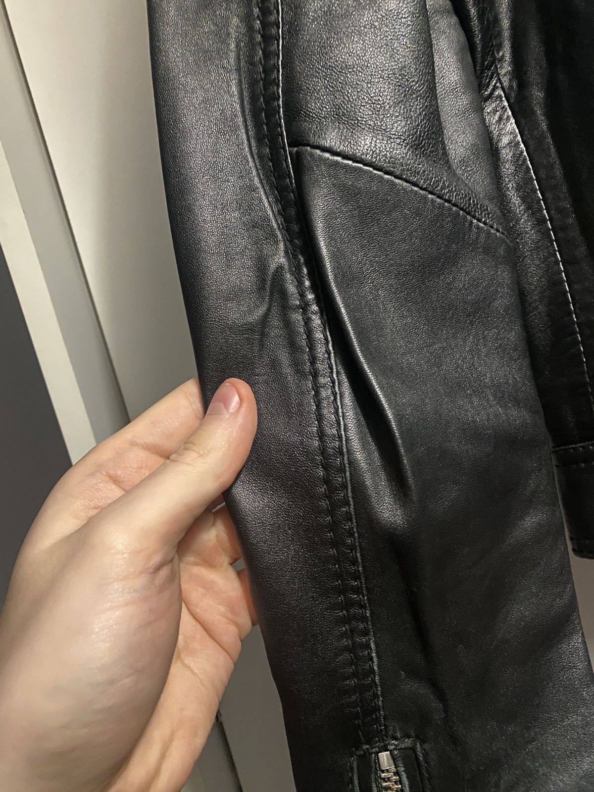 Dolce & Gabbana Dolce & gabbana luxury biker lamb leather women jacket Size M / US 6-8 / IT 42-44 - 14 Thumbnail