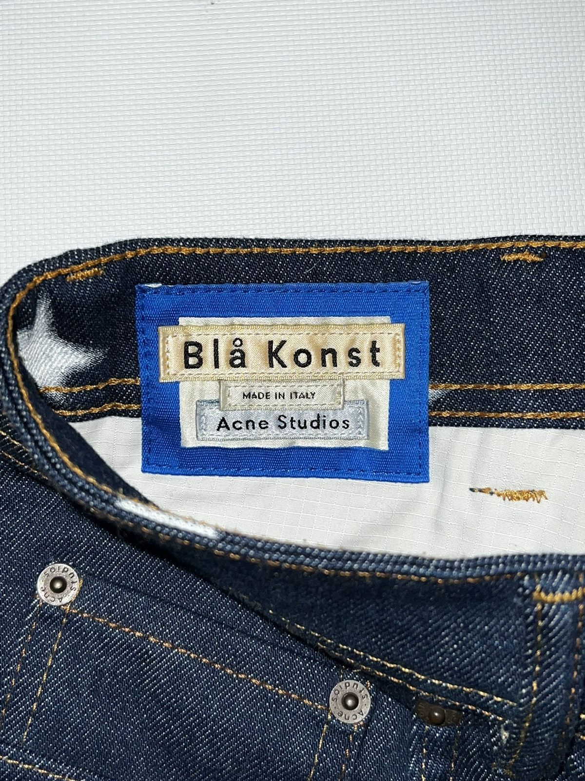 Acne Studios North Star Print Slim Fit Jean Size US 33 - 6 Thumbnail