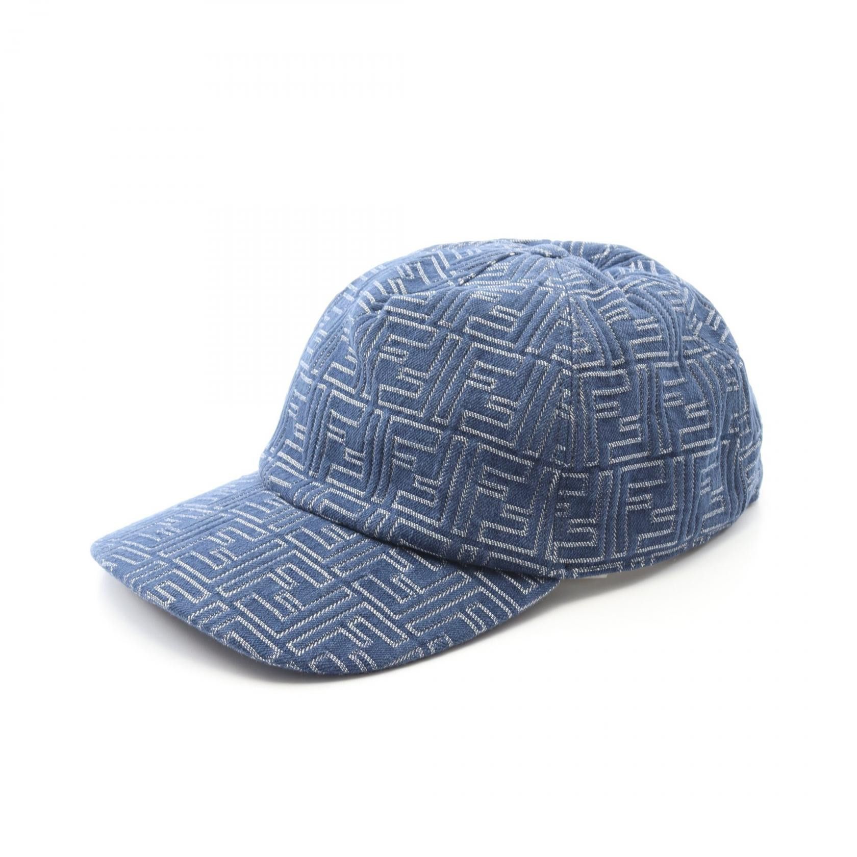 Fendi Fendi FENDI FF logo denim cap Textile Hats FXQ768AV93F0RBB DUTY FREE for USA Size ONE SIZE - 1 Thumbnail