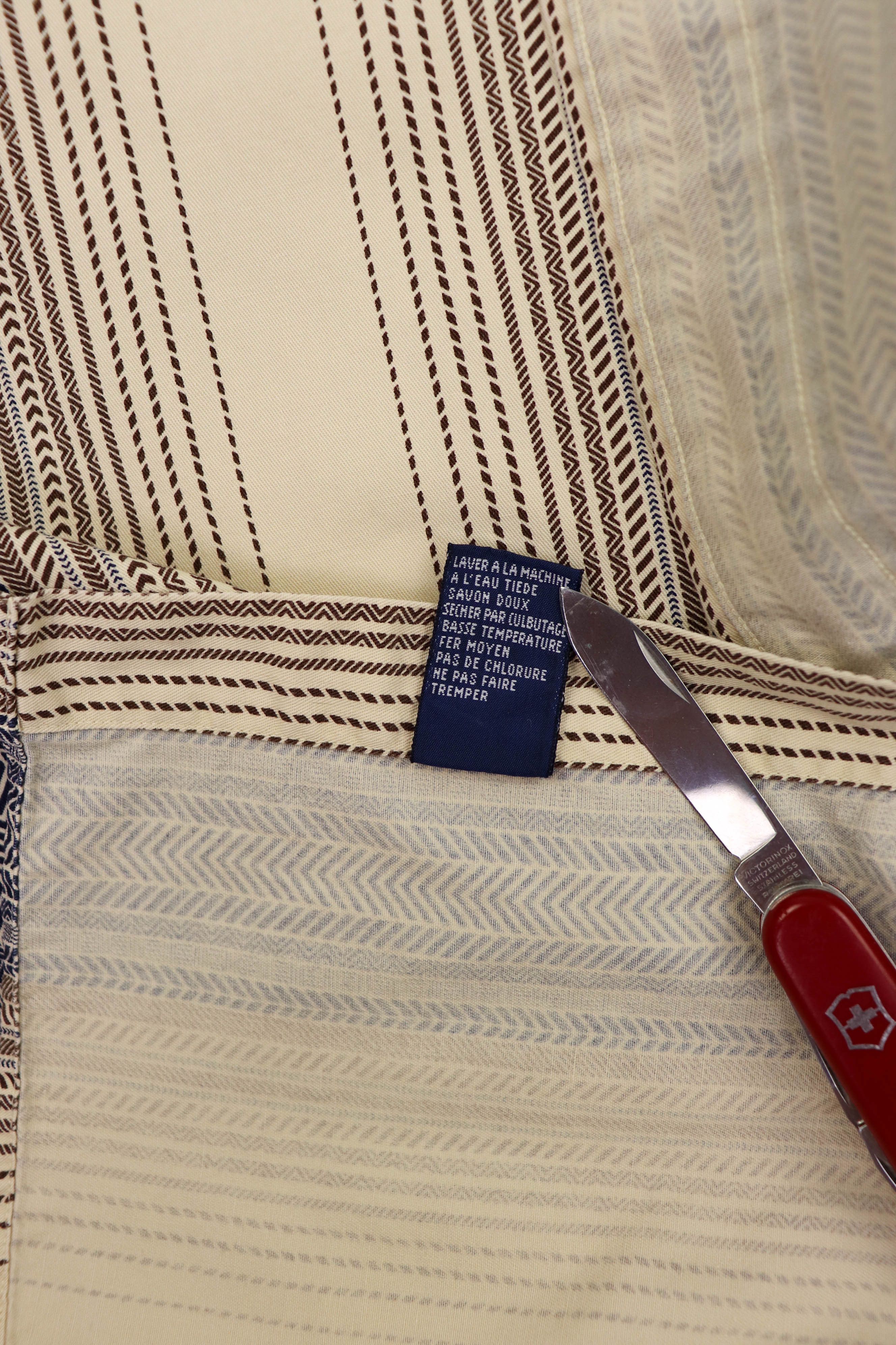 Tommy Hilfiger Tommy Hilfiger Vintage 90s Aztec Graphics Collarless Shirt Size US M / EU 48-50 / 2 - 11 Thumbnail