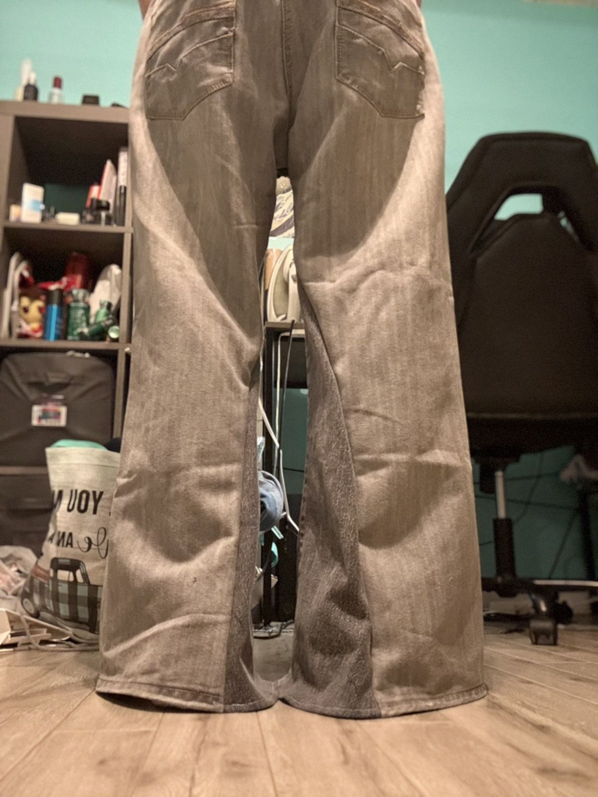 Other custom grey baggy jeans Size US 40 / EU 56 - 10 Thumbnail