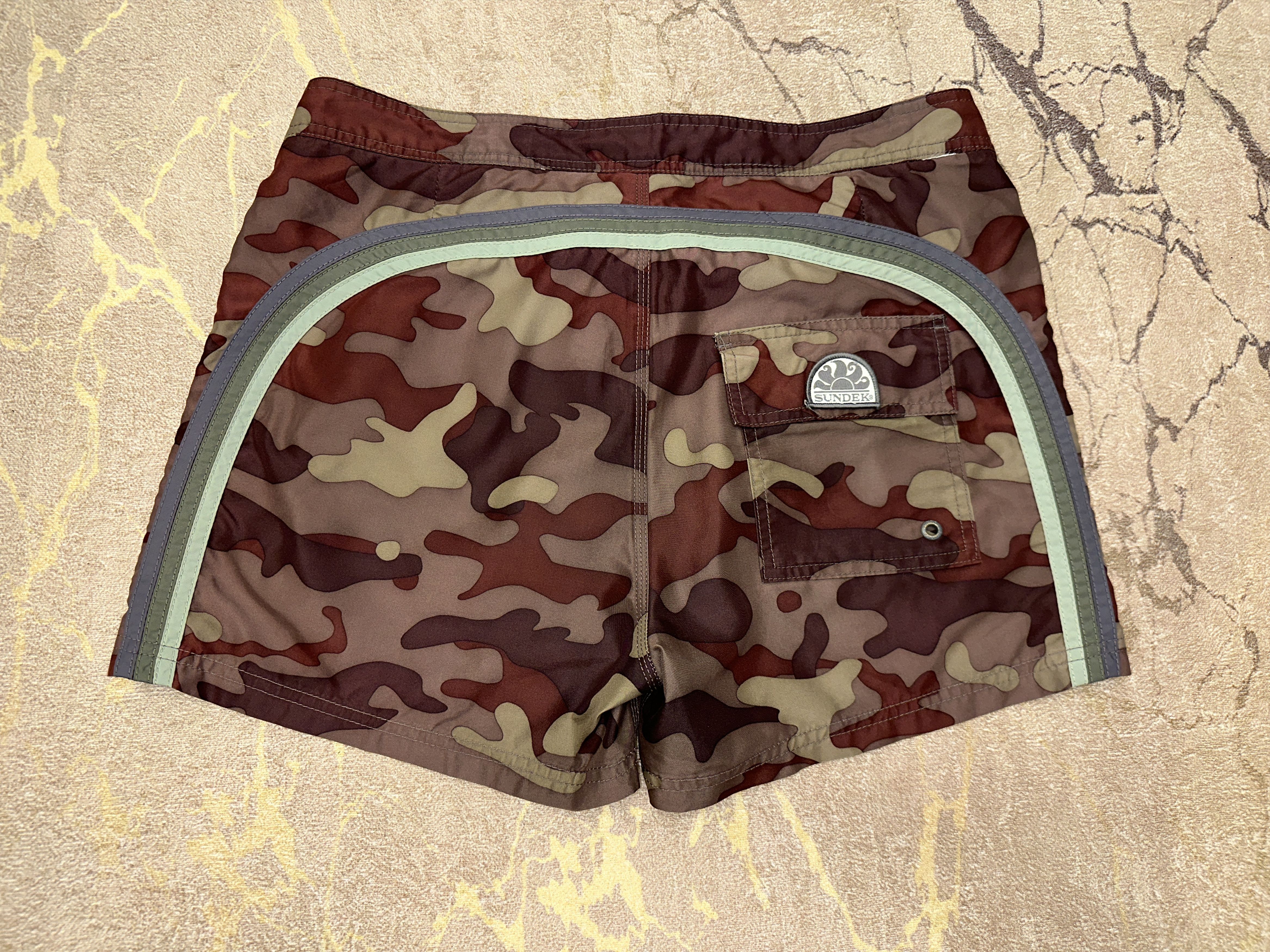 Sundek Camouflage Sundek 31 Beach Shorts Trunks Bath Size 31 S Size US 31 - 1 Thumbnail