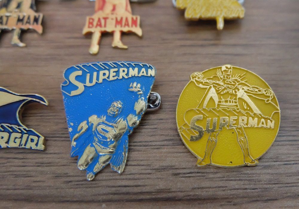 DC Comics DC Comics Pin Set (1979s) Size ONE SIZE - 3 Thumbnail