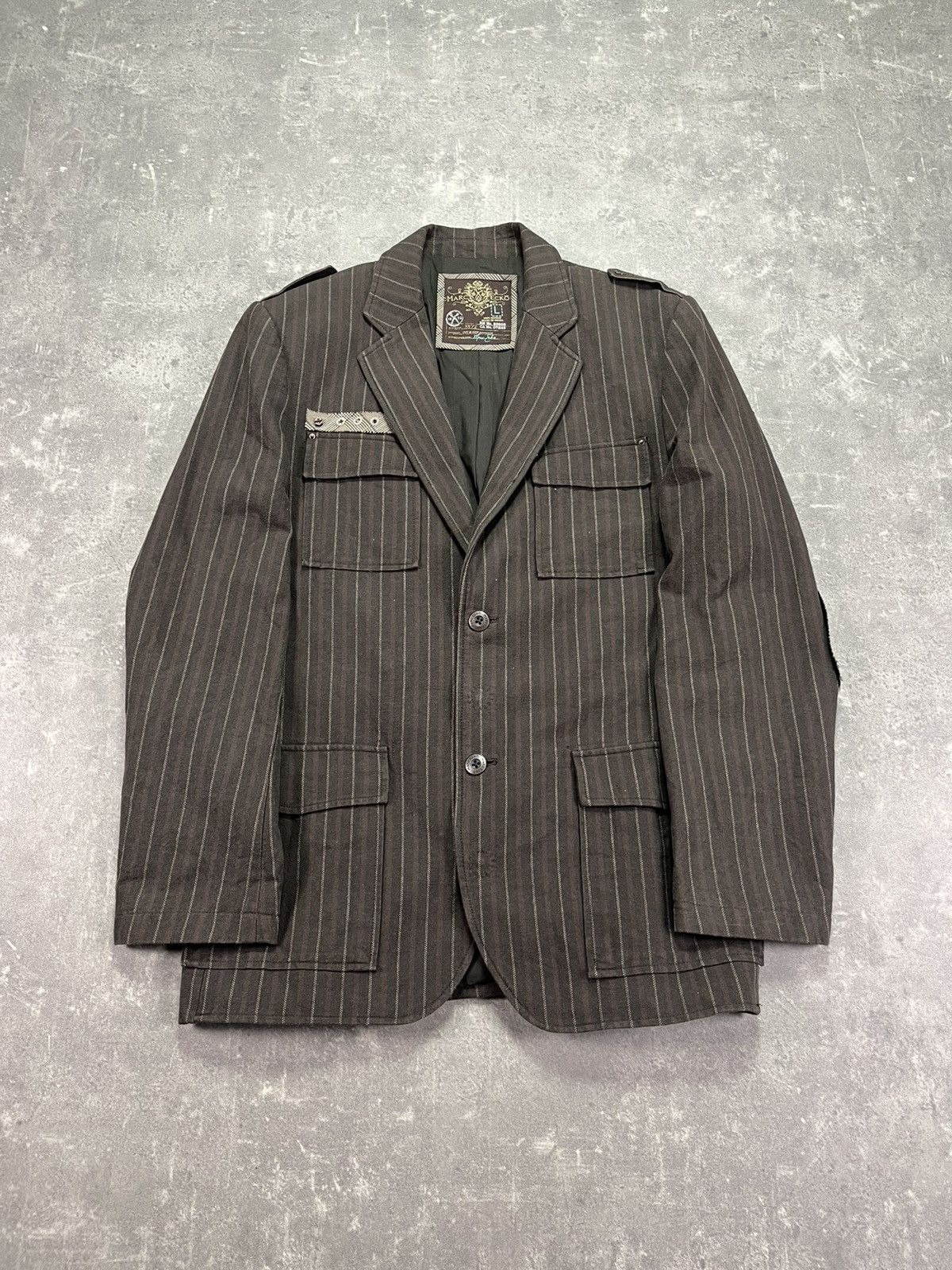 Marc Ecko Marc Ecko Immortalize Embroidered Blazer Jacket 00s Y2K L Size US L / EU 52-54 / 3 - 2 Thumbnail