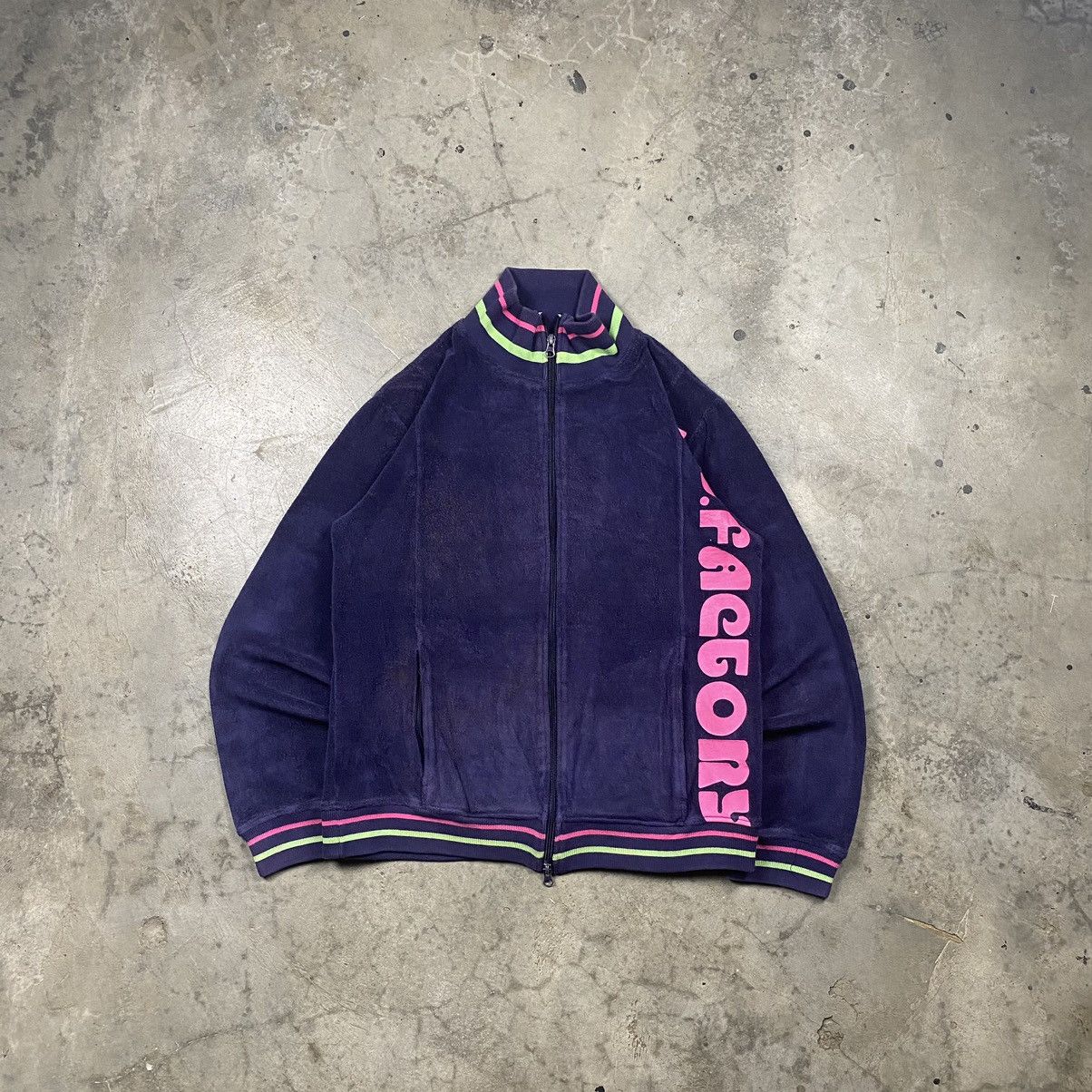 Japanese Brand y2k The Surfboard Factory Velvet Fleece Zip Up Size US M / EU 48-50 / 2 - 1 Thumbnail