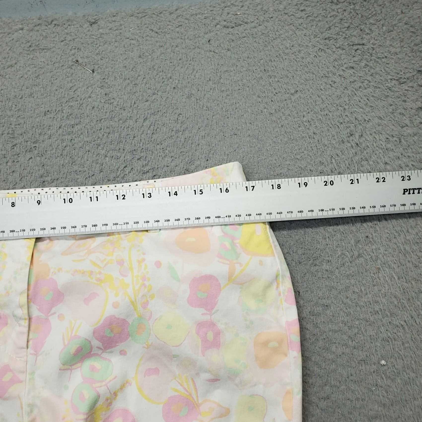 Talbots Talbots Perfect Crop Pants Women 10 Multi Floral Stretch Flat Front Ankle Button Pants Size 10 Women Floral Cropped Straight Front Button Size 32" / US 10 / IT 46 - 6 Thumbnail