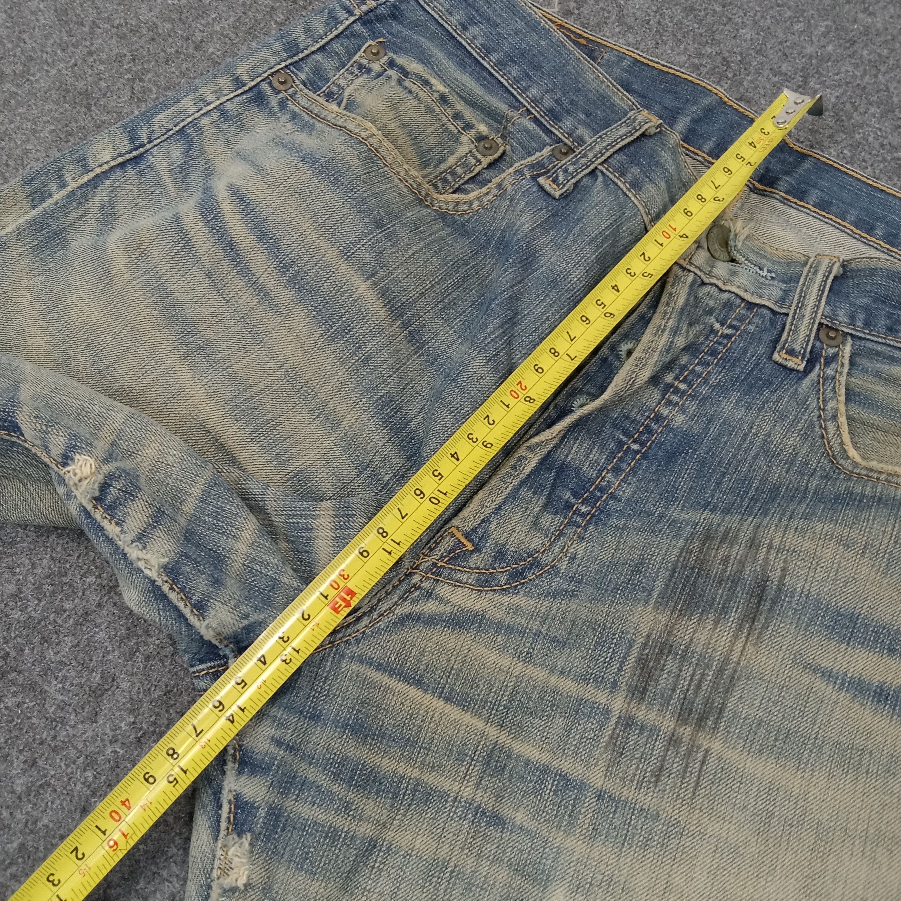 Levi's Levi's 501 Distressed Style Grunge Denim Jeans C258N22 Size US 31 - 10 Thumbnail