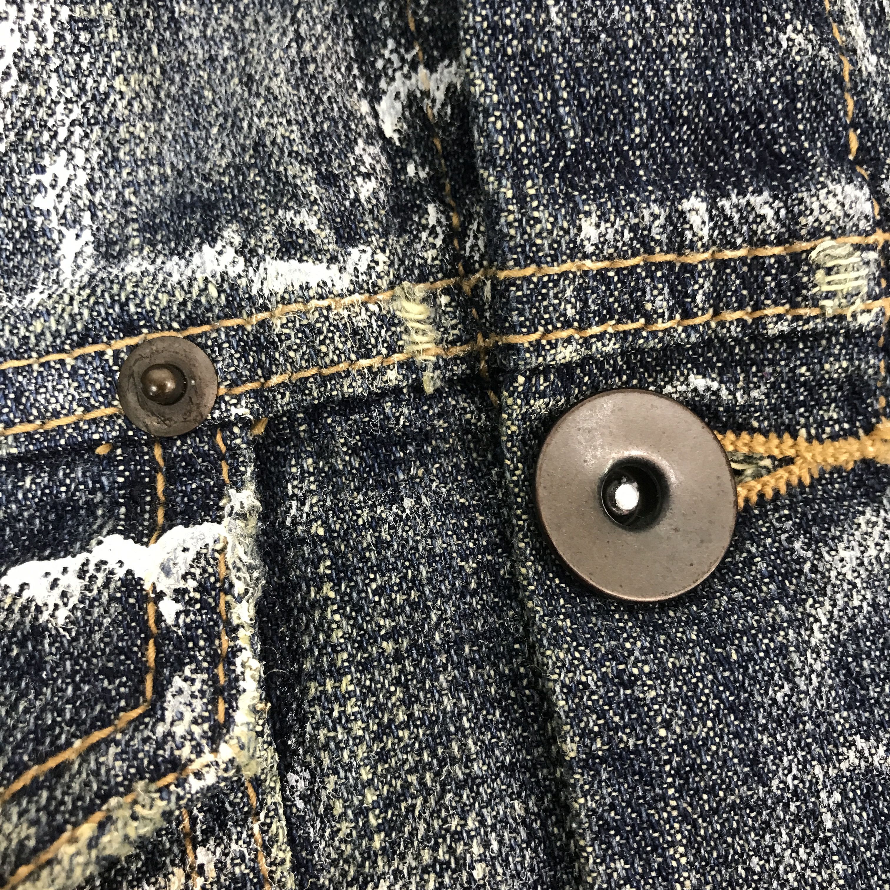 Japanese Brand × Vintage Vintage Big Shark Jeans Denim button Jacket Size US M / EU 48-50 / 2 - 10 Thumbnail