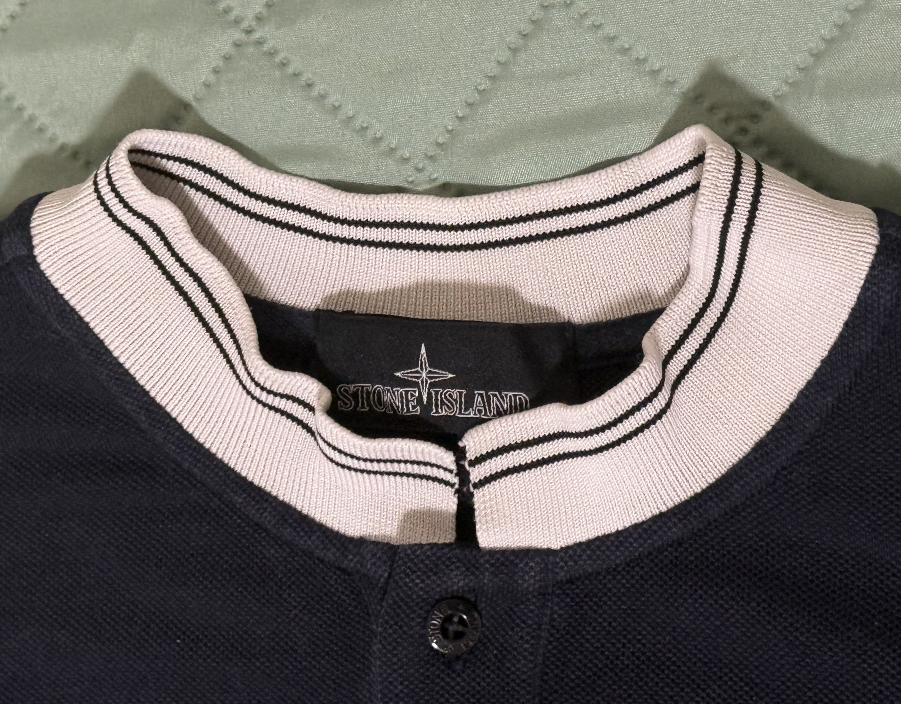 S/S 2014 Stone Island Shadow Project Pique Polo - Navy