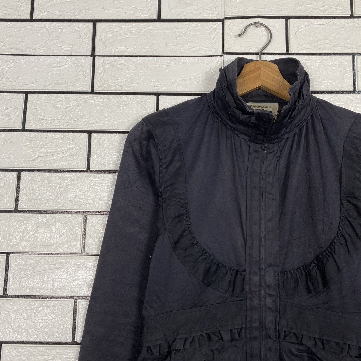 Yves Saint Laurent 🔥VINTAGE ZIPPER BOMBER JACKET SUN FADED YVES SAINT LAURENT Size XS / US 0-2 / IT 36-38 - 7 Thumbnail