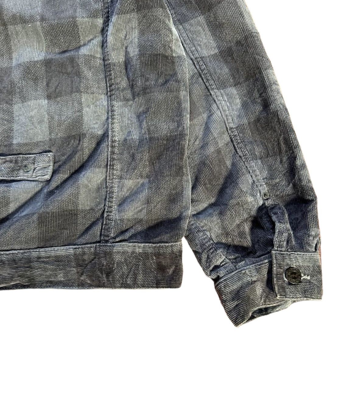 Montage Montage Denim Sunfaded Plaid Jacket Size US S / EU 44-46 / 1 - 13 Thumbnail
