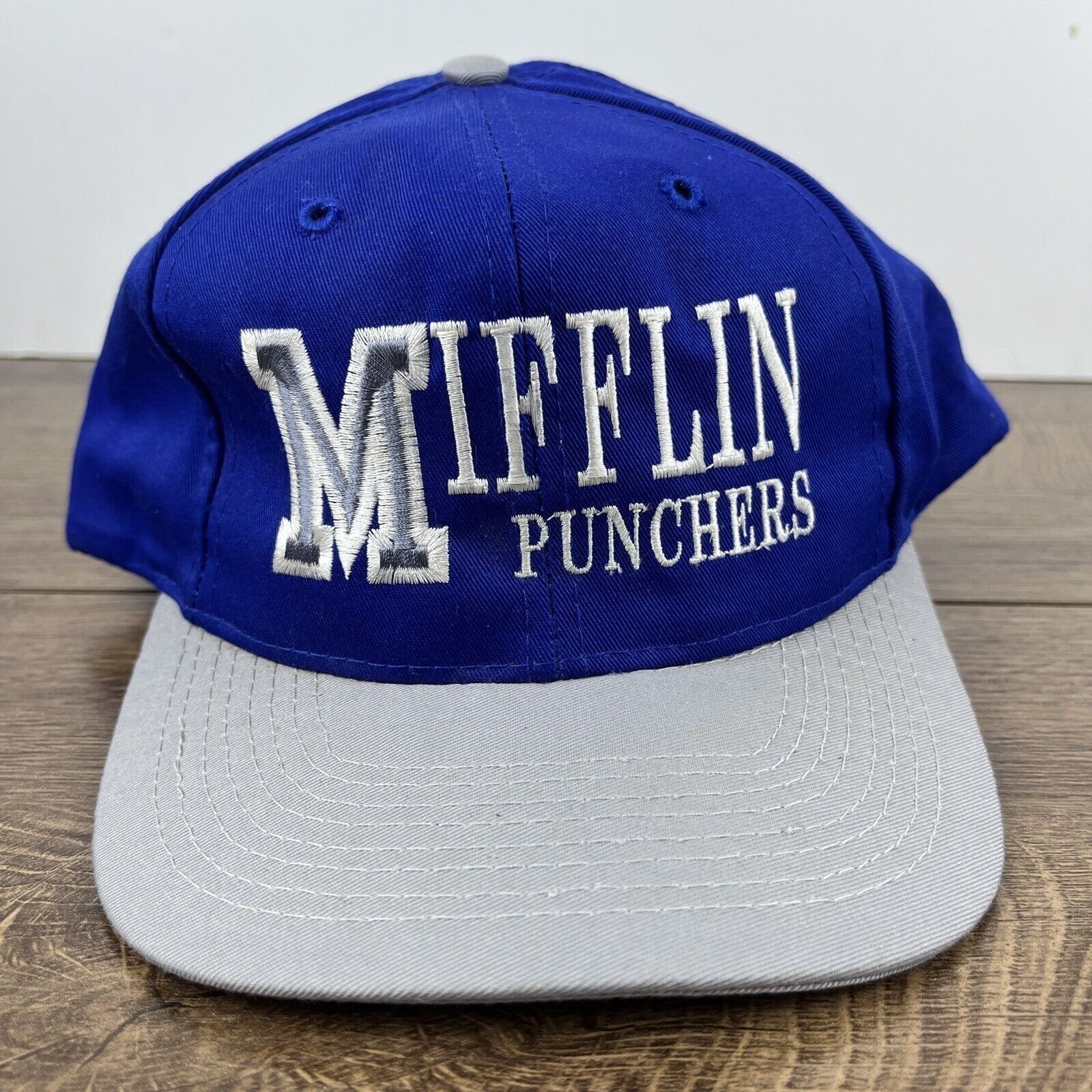 Other Mifflin Punchers Hat Mifflin Puncher Blue Hat Adjustable Adu Size ONE SIZE - 3 Thumbnail