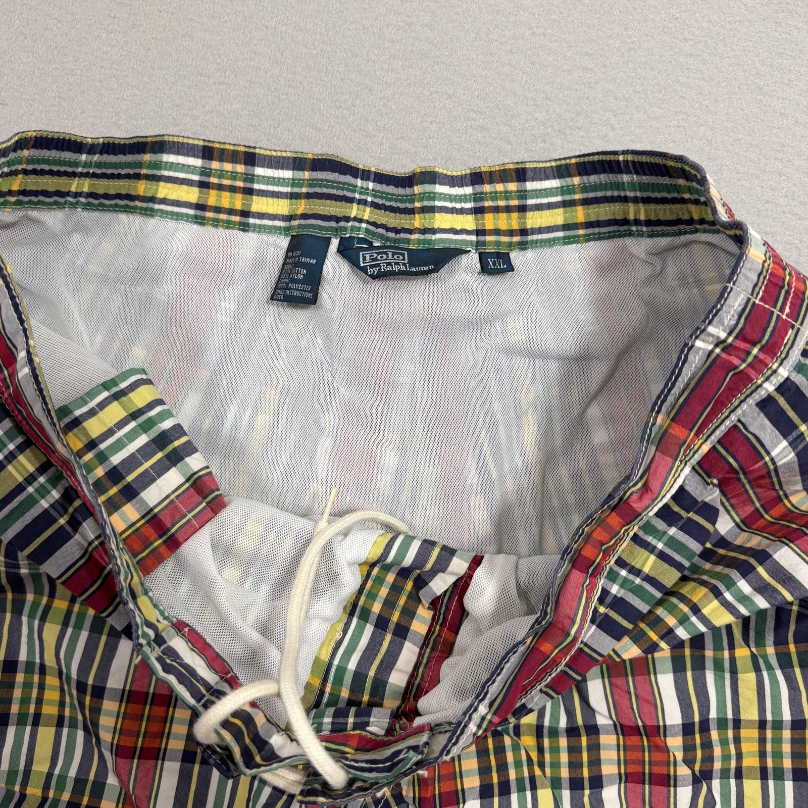 Polo Ralph Lauren Vintage Polo Ralph Lauren Plaid Swim Trunks 2XL Plaid Size US 38 / EU 54 - 8 Thumbnail