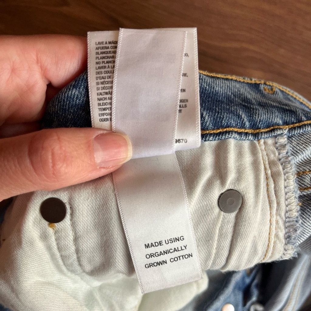 Agolde 👖 AGOLDE Riley Ripped Lightwash Denim Jeans – Size 32 Size 32" / US 10 / IT 46 - 12 Thumbnail