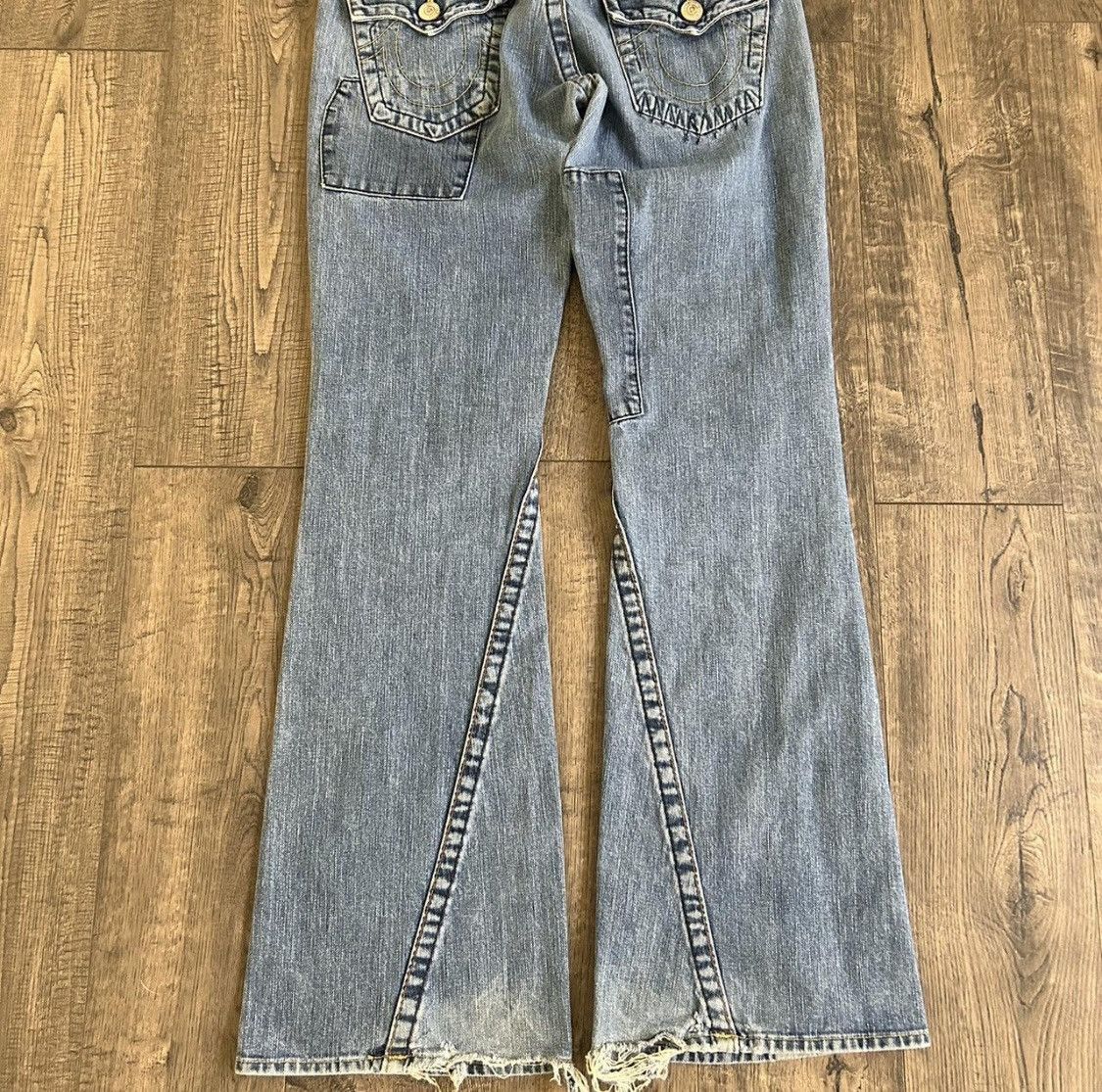 True Religion True Religion Patchwork Flares Size US 31 - 5 Thumbnail