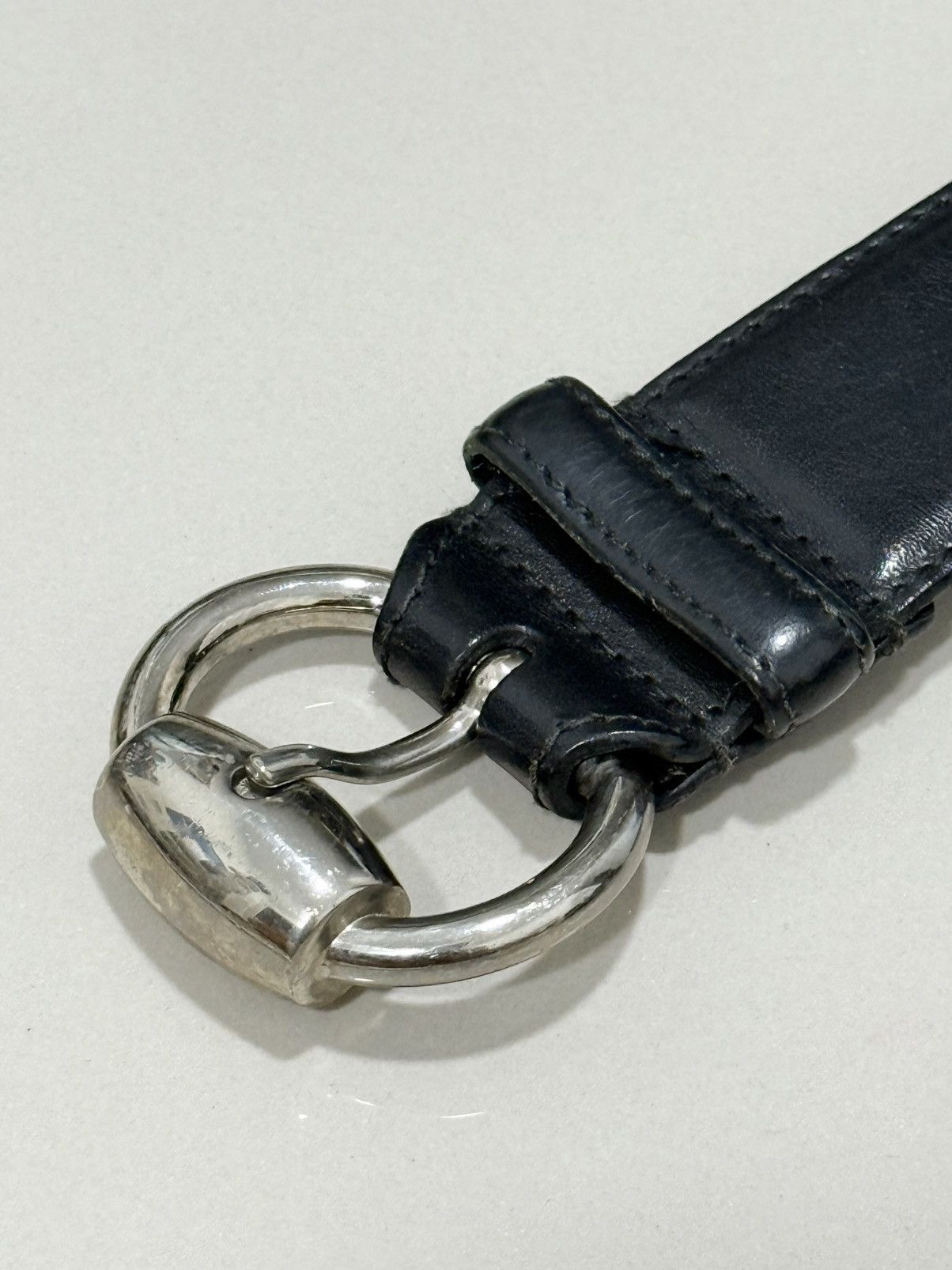 Gucci Gucci Black Leather Belt Size ONE SIZE - 3 Thumbnail