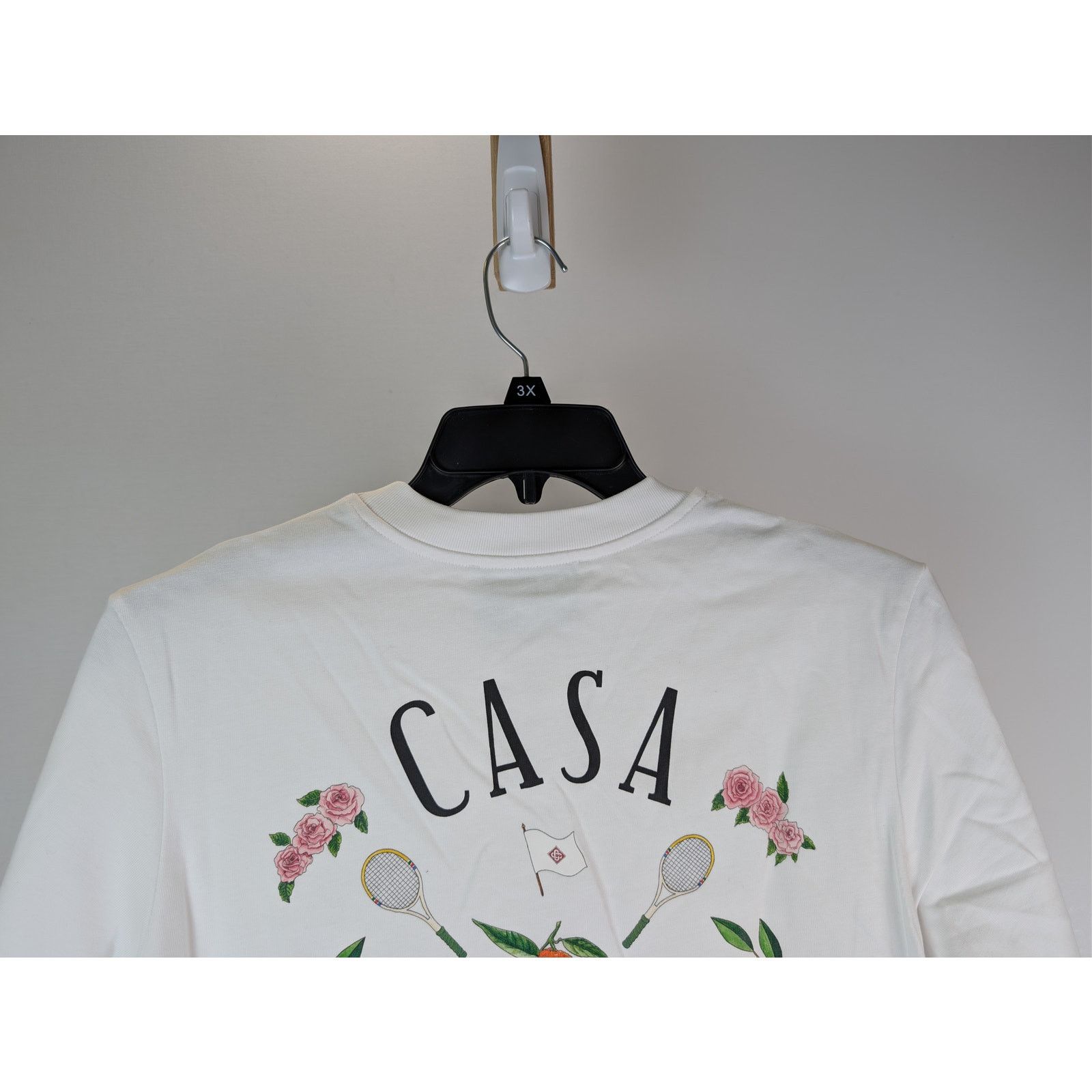 Casablanca o1rshd1 CC20 Casa Way Printed T-Shirt White Jersey in White Size US S / EU 44-46 / 1 - 11 Thumbnail