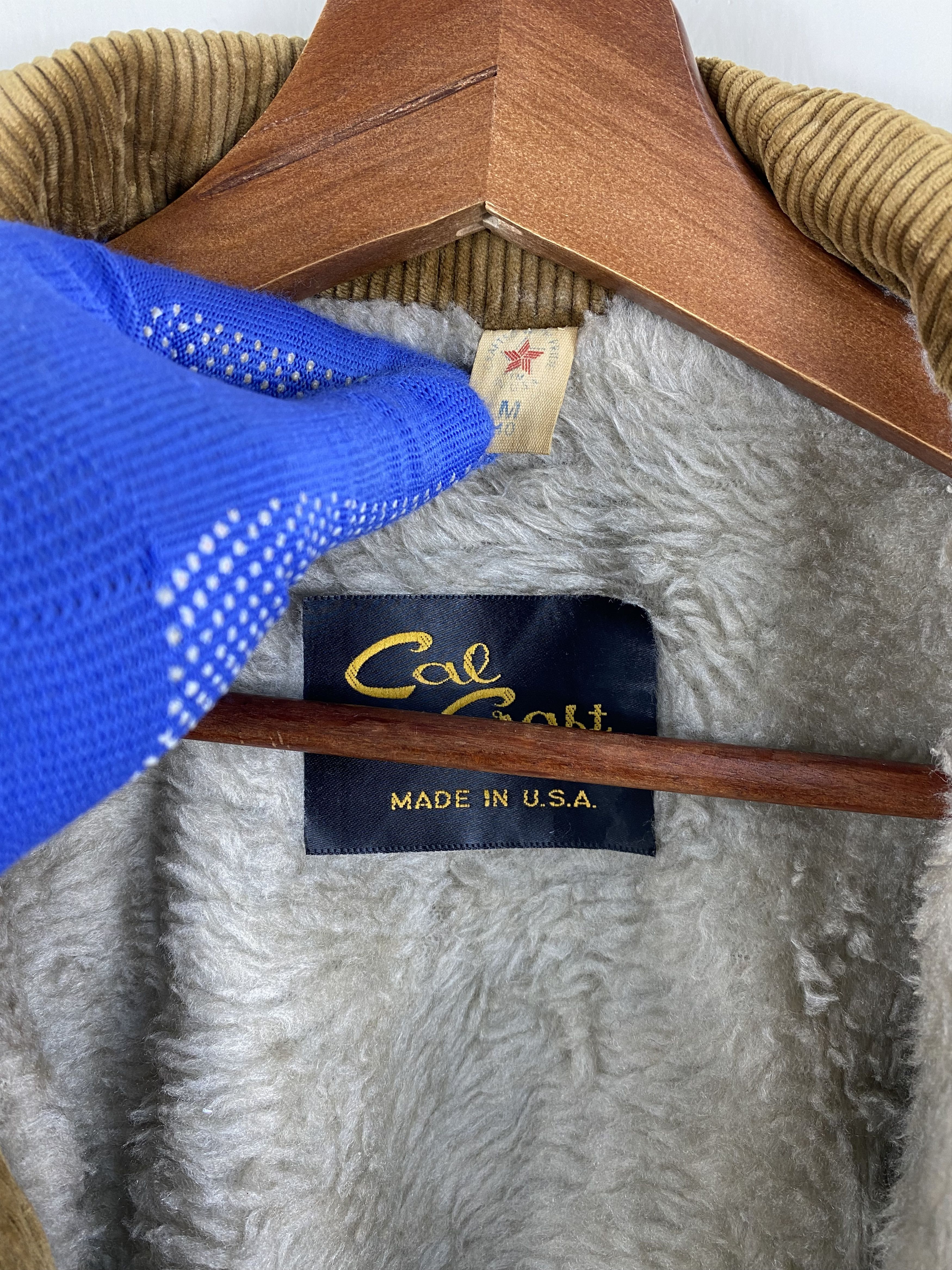 Vintage Vintage Cal Crabt USA jacket curdoroy bomber jacket sherpa Size US M / EU 48-50 / 2 - 10 Thumbnail