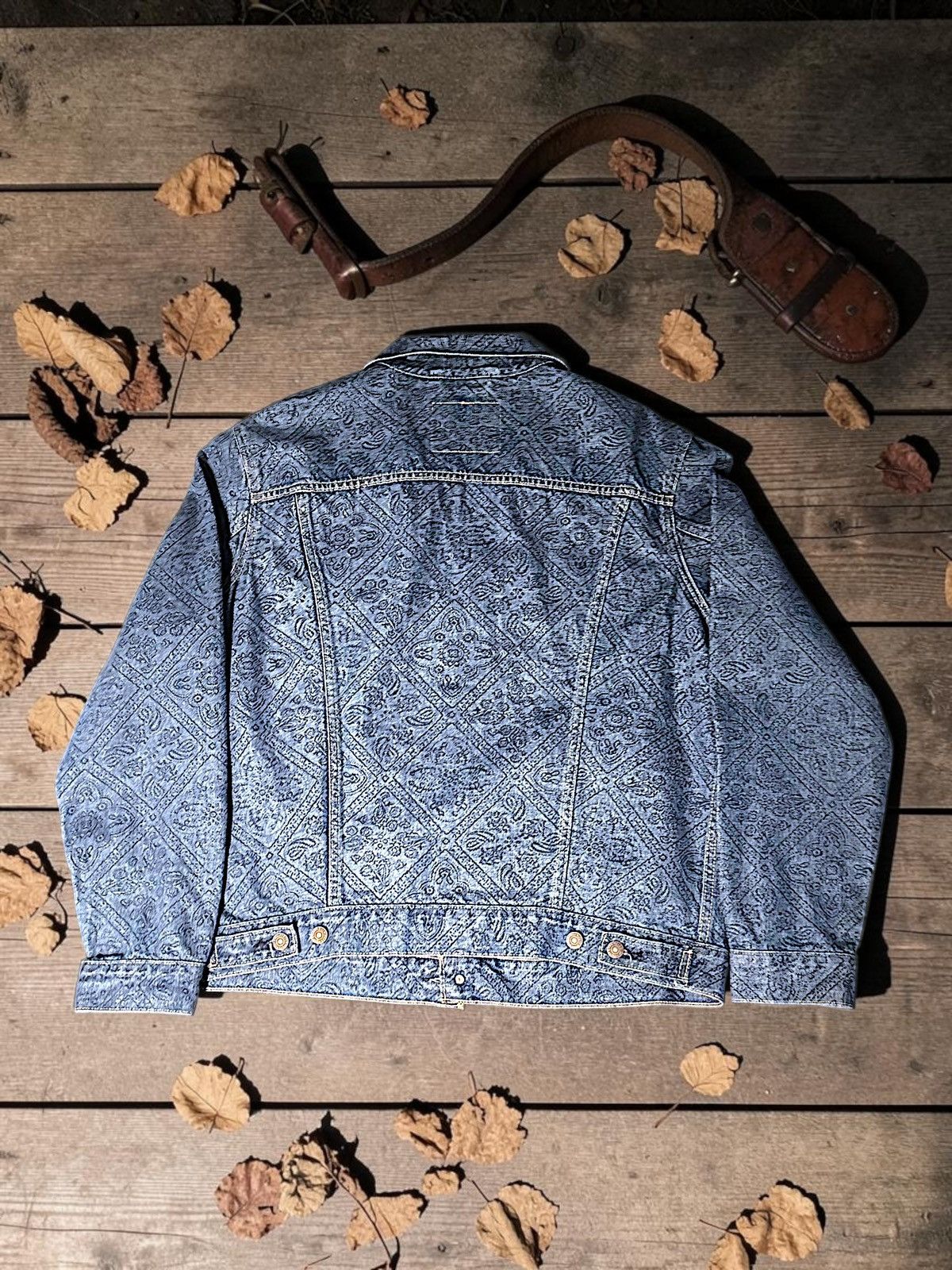 Levi's Vintage Clothing Levi’s jeans jacket premium vintage trucker fit western Size US L / EU 52-54 / 3 - 3 Thumbnail