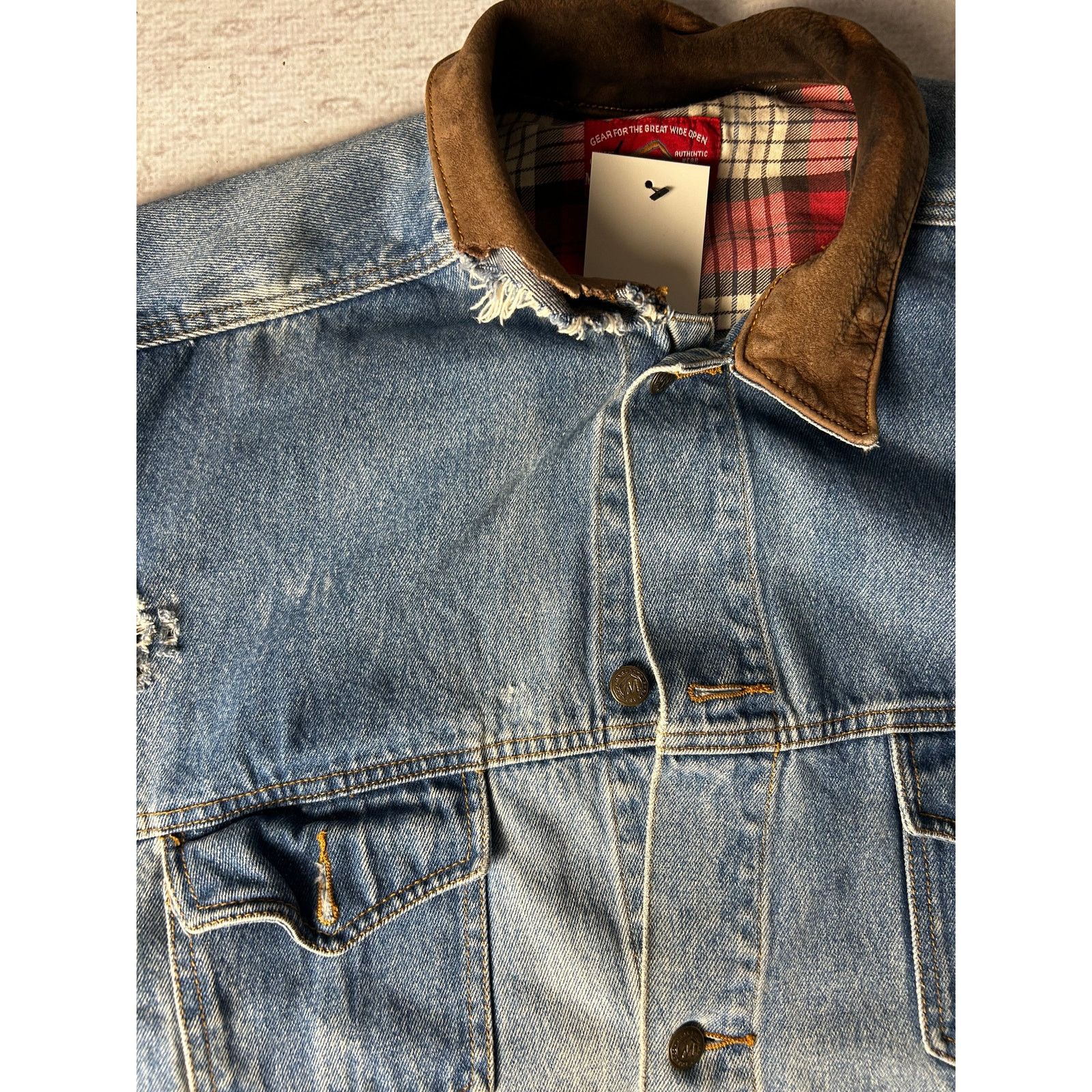 Marlboro Vintage Marlboro Blue Long Sleeve Denim Jacket - Men's XL Size US XL / EU 56 / 4 - 3 Thumbnail