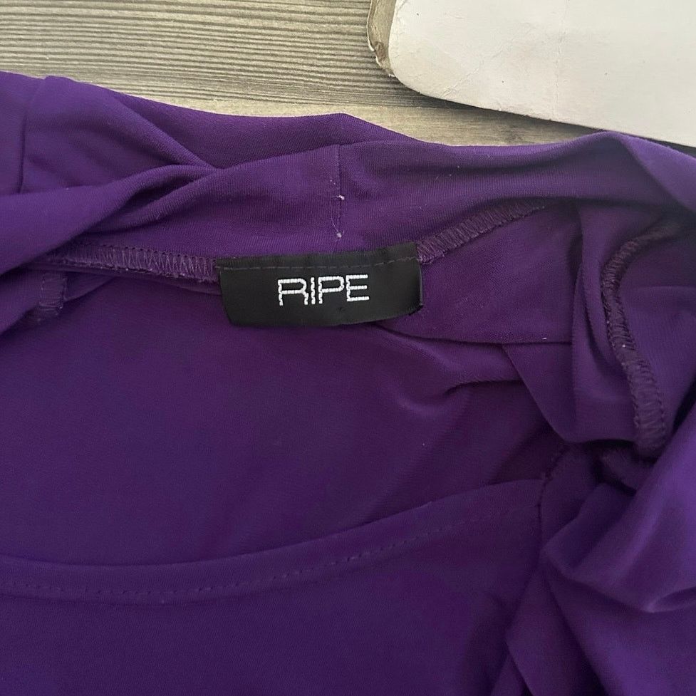 Other ripe dark purple short sleeve blouse Size L / US 10 / IT 46 - 3 Thumbnail