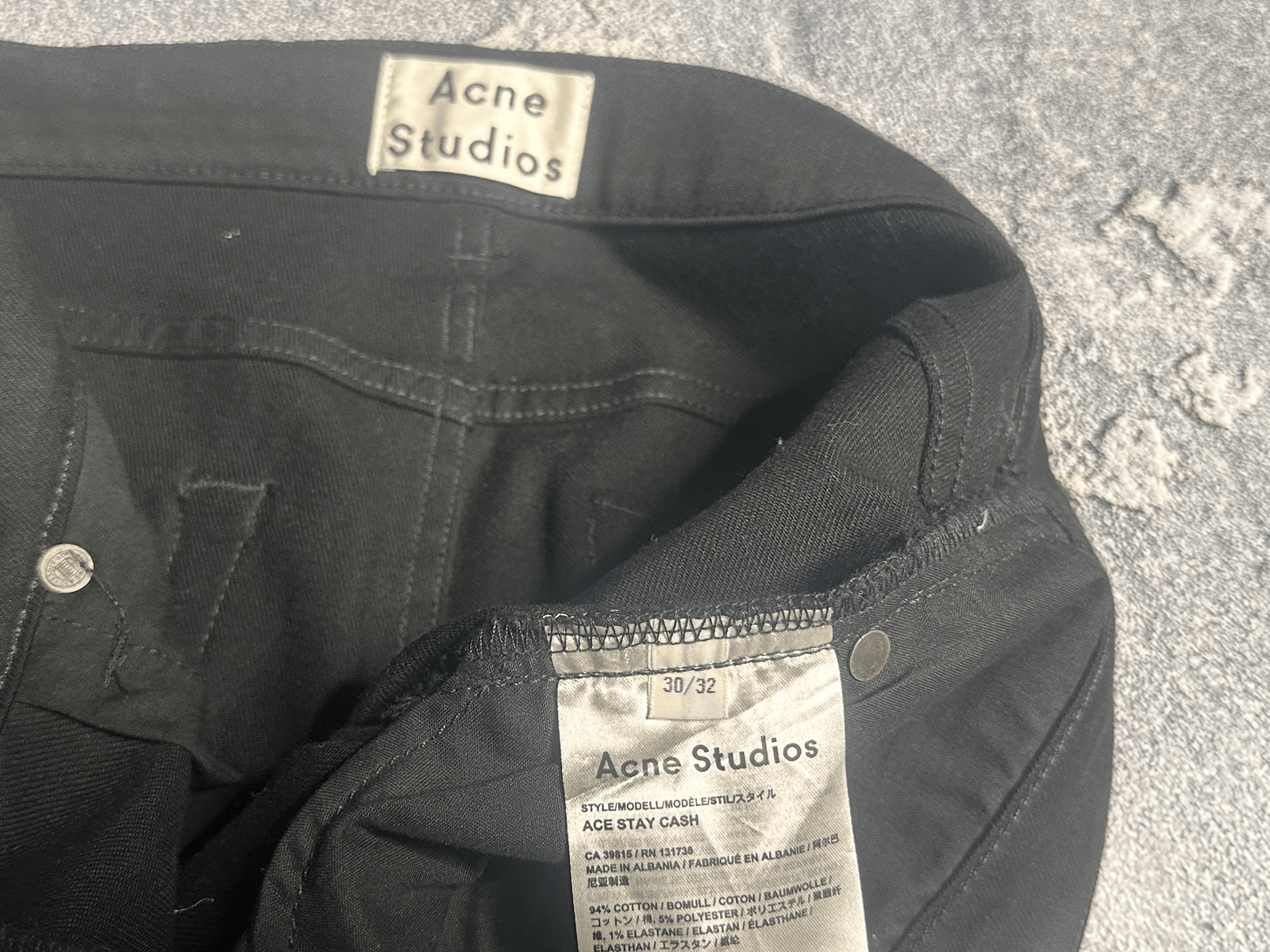 Acne Studios Acne Studios ace stay cash 30/32 Size US 30 / EU 46 - 7 Thumbnail