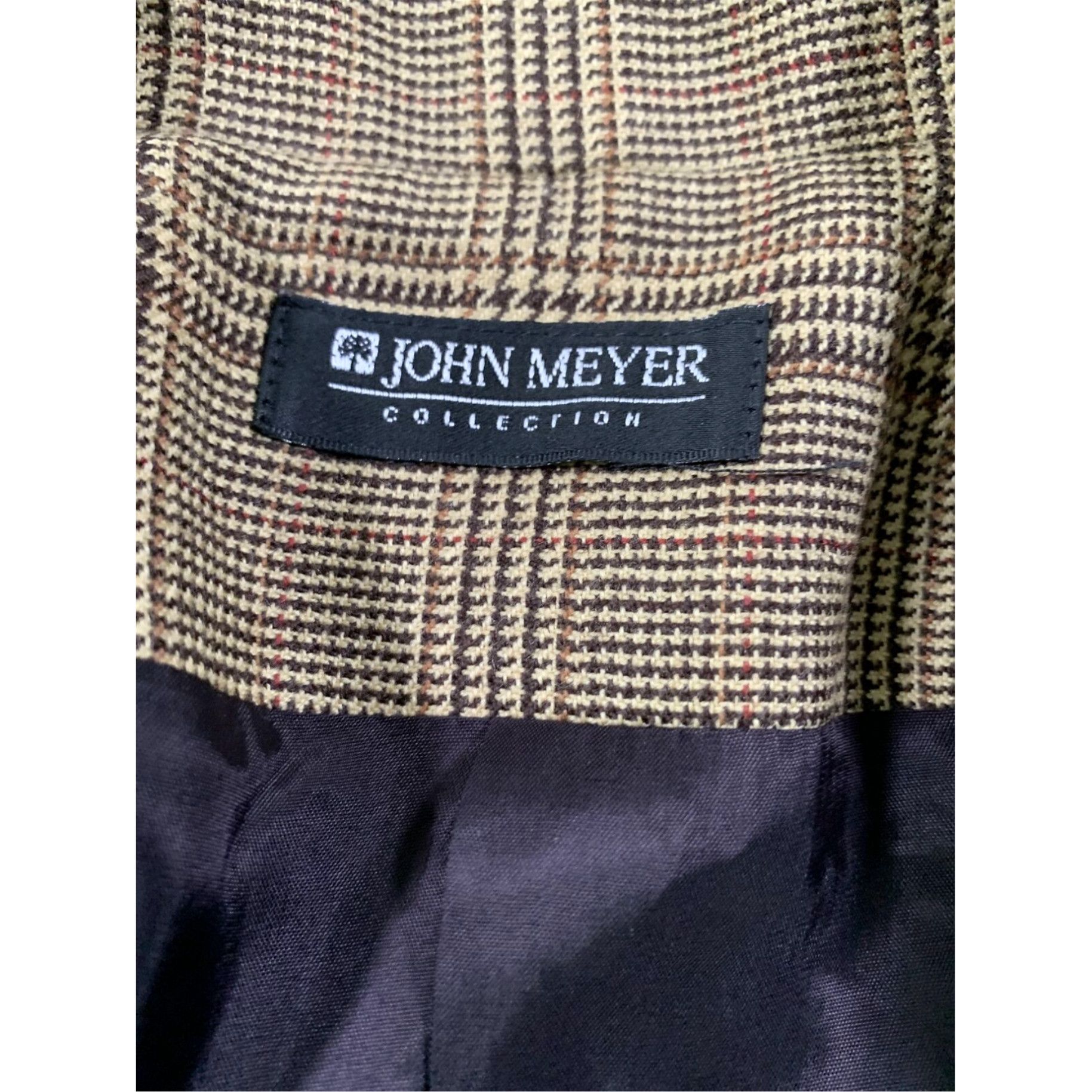 Vintage John Meyer woman size 14 Brown blazer jacket Size XL / US 12-14 / IT 48-50 - 5 Thumbnail