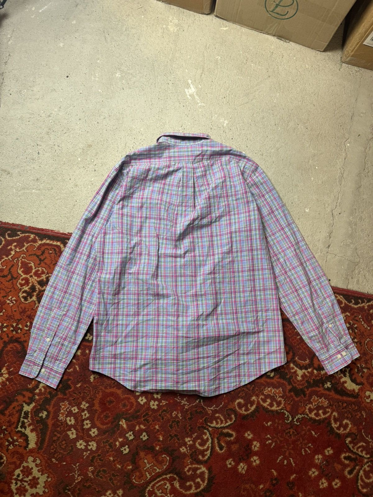 Polo Ralph Lauren × Ralph Lauren × Vintage Vintage 90s Polo Ralph Lauren Embroidered Button Up Y2K Size US L / EU 52-54 / 3 - 11 Thumbnail