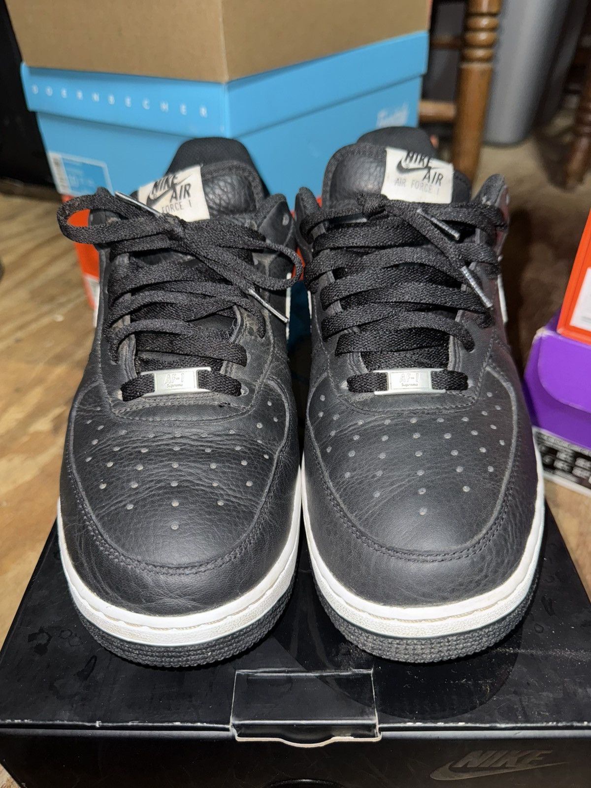 Comme des Garcons SHIRT × Nike × Supreme Nike Supreme x Comme Des Garçons SHIRT x Air Force 1 Low Size US 10 / EU 43 - 2 Thumbnail