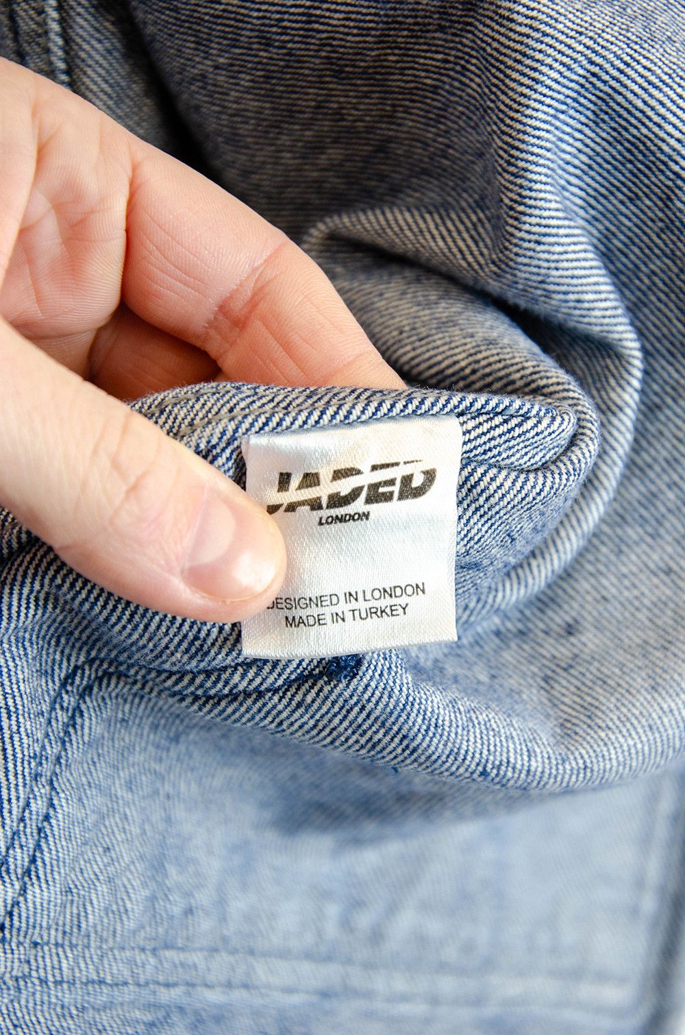 Jaded London Jaded London Star Check Denim Workwear Jacket – Size XL Size US XL / EU 56 / 4 - 10 Thumbnail