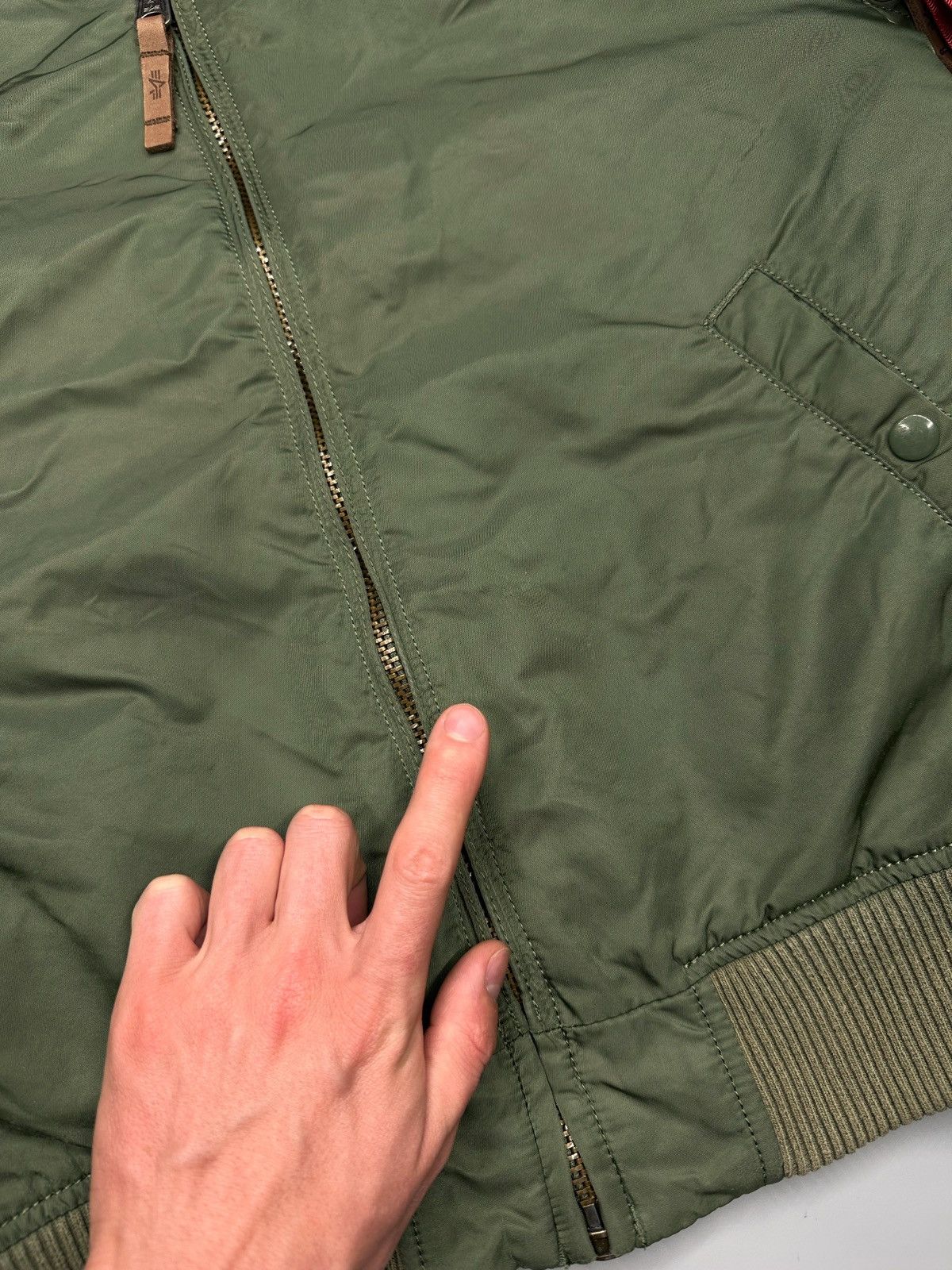 Alpha Industries Vintage Y2k Alpha Industries Bomber Jacket MA-2 Size US M / EU 48-50 / 2 - 10 Thumbnail