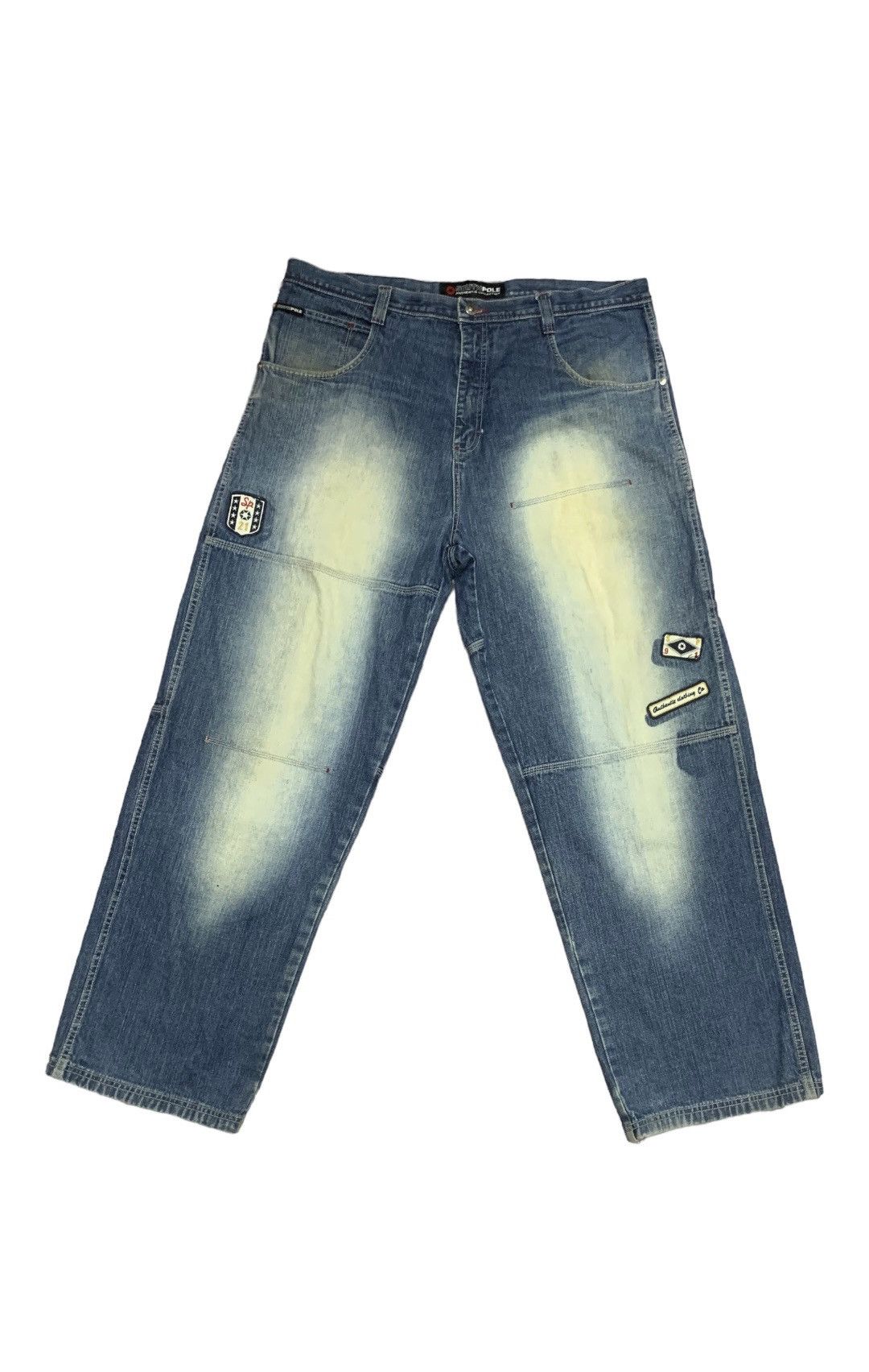 Southpole VINTAGE SOUTHPOLE BAGGY JNCO STYLE Denim Size US 40 / EU 56 - 1 Thumbnail