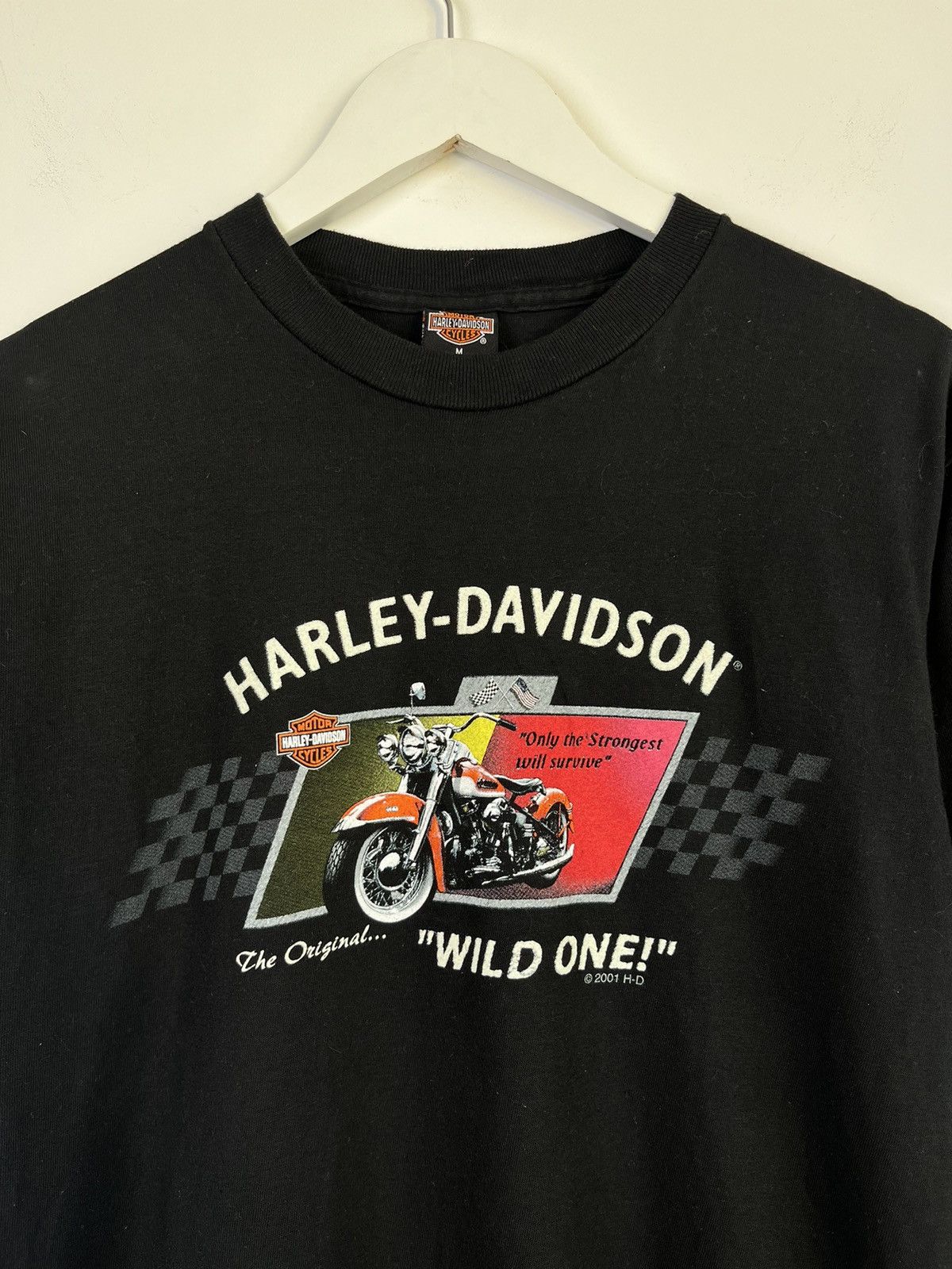 Harley Davidson Vintage Harley Davidson 2001 Black Tee Size US M / EU 48-50 / 2 - 2 Thumbnail