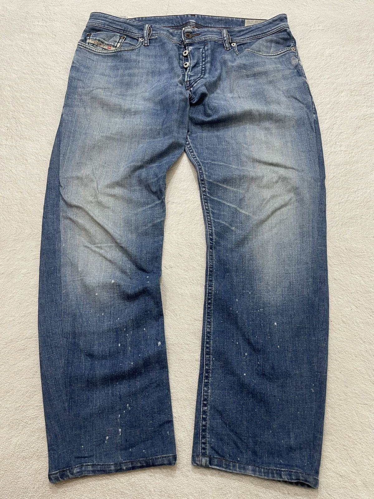 Diesel Diesel Industry Vintage Denim Button Fly Mudwash Jeans y2K Size US 35 - 1 Thumbnail