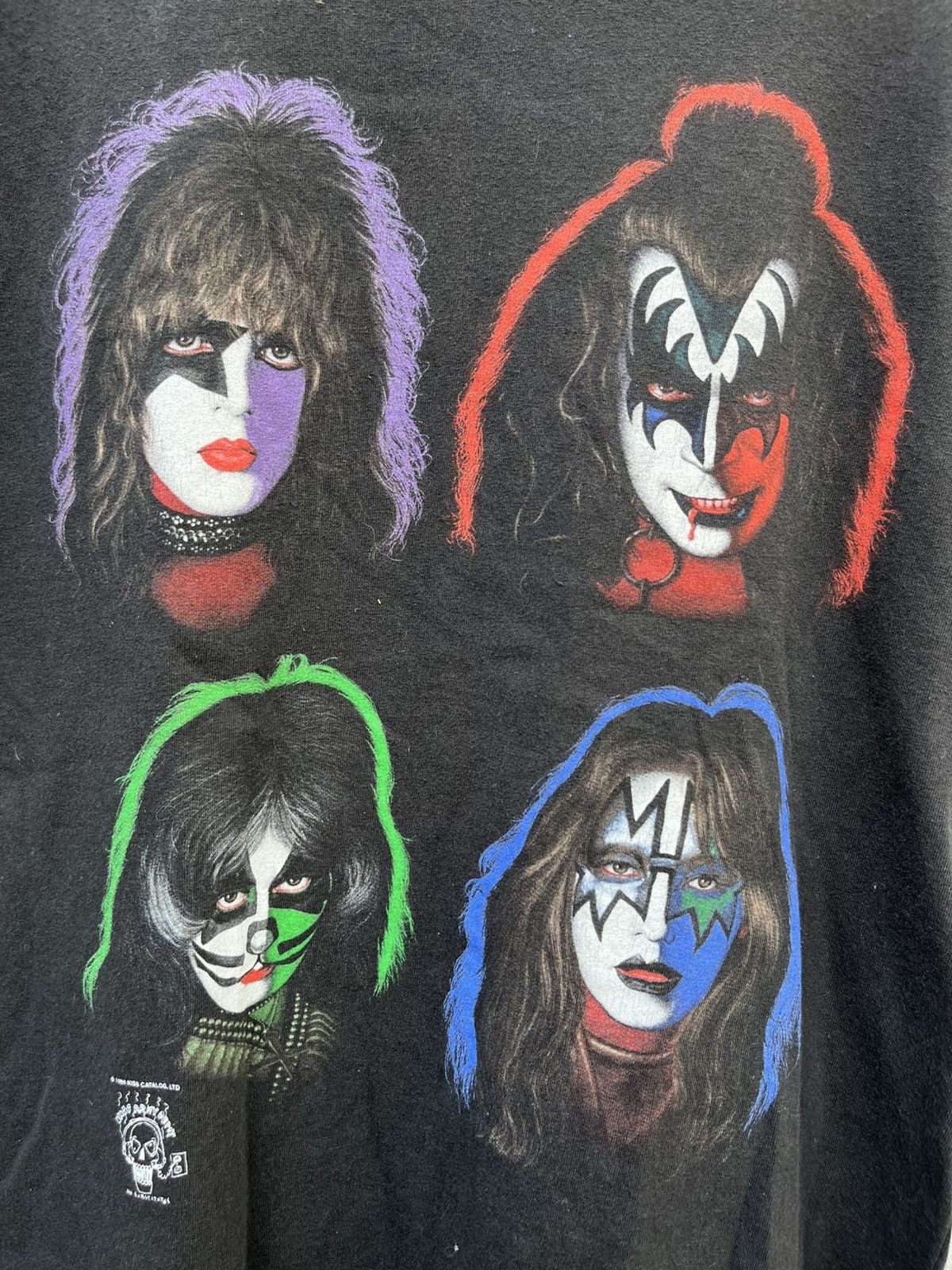 Vintage Vintage 1996 KISS Faces Size US XL / EU 56 / 4 - 2 Thumbnail