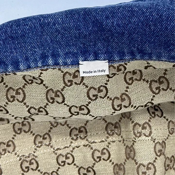 Gucci Gucci SS23 Logo Vintage Denim Jacket-2507 Size US M / EU 48-50 / 2 - 3 Thumbnail