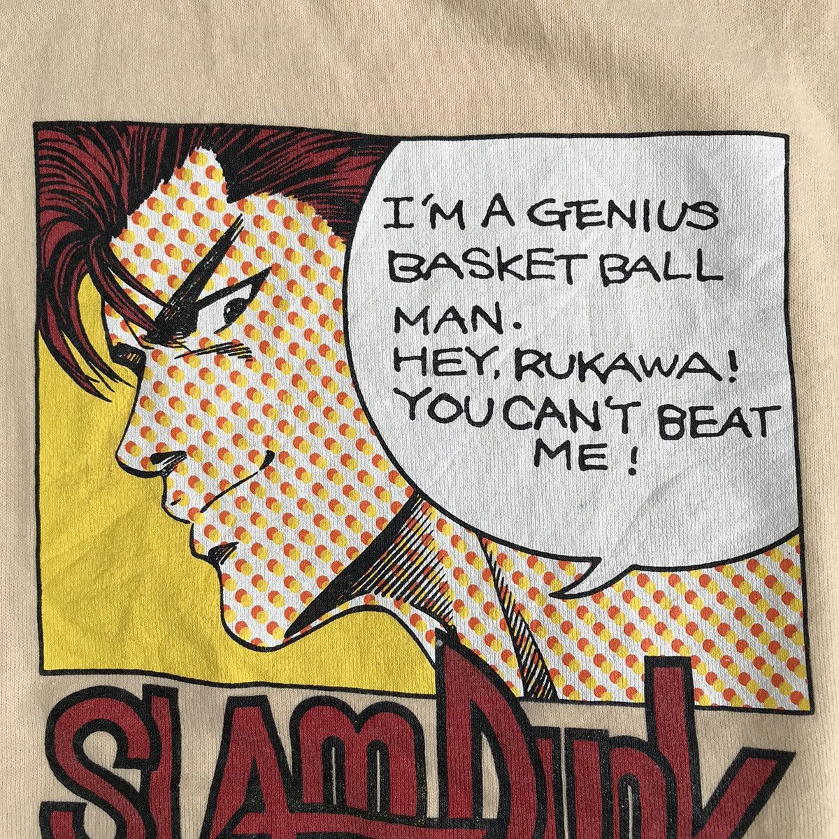 Anime Vintage 90s Slam Dunk Shohoku Anime Manga Sweatshirts Boxy Size US L / EU 52-54 / 3 - 7 Thumbnail
