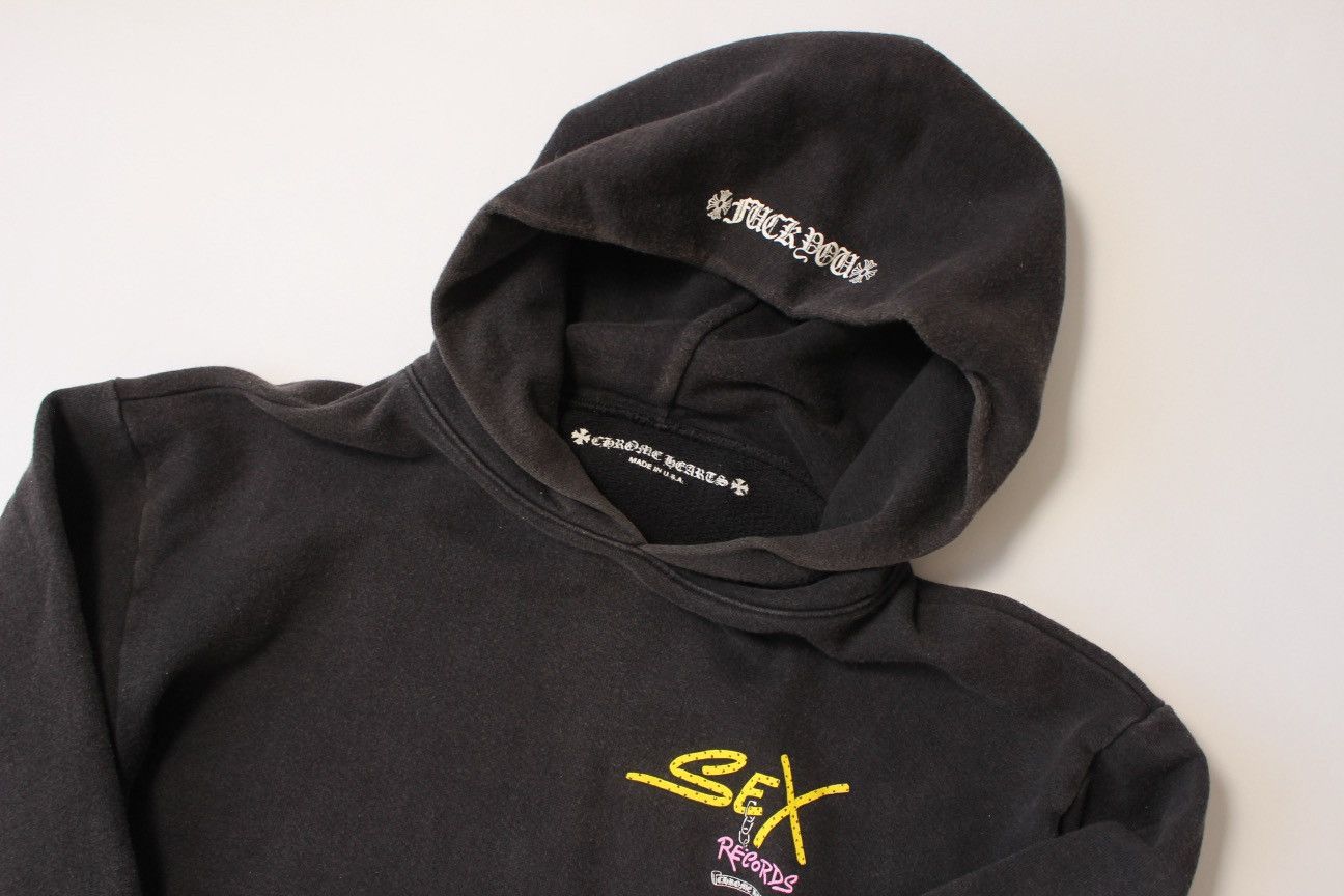 Chrome Hearts Chrome Hearts Matty Boy Sex Records Hoodie Size US L / EU 52-54 / 3 - 8 Thumbnail