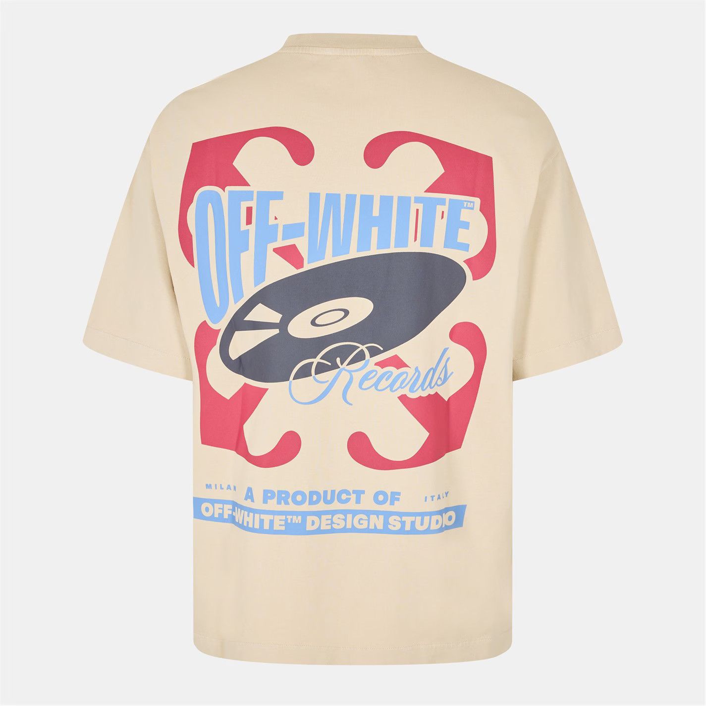 Off-White o1g2r1mq0226 Regular Fit T-Shirt In Beige Size US XS / EU 42 / 0 - 2 Thumbnail