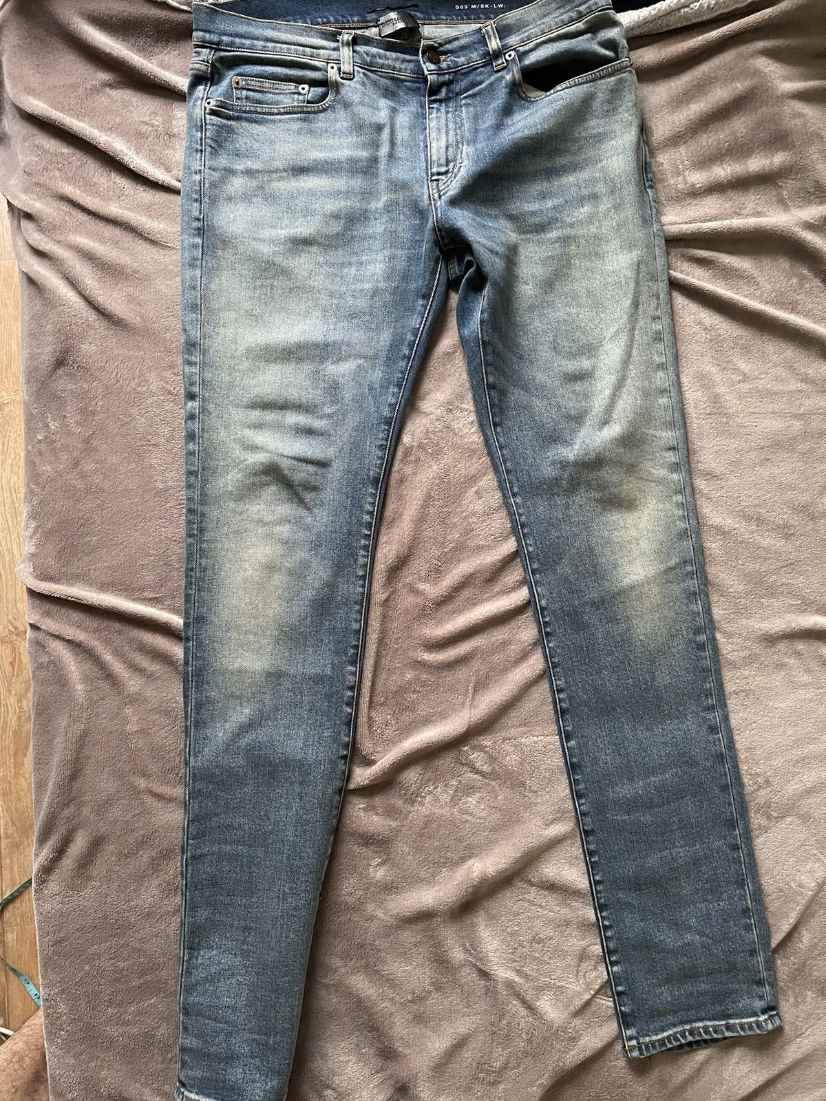 image of Saint Laurent Paris Saint Laurent Jean in Blue, Men's (Size 33)