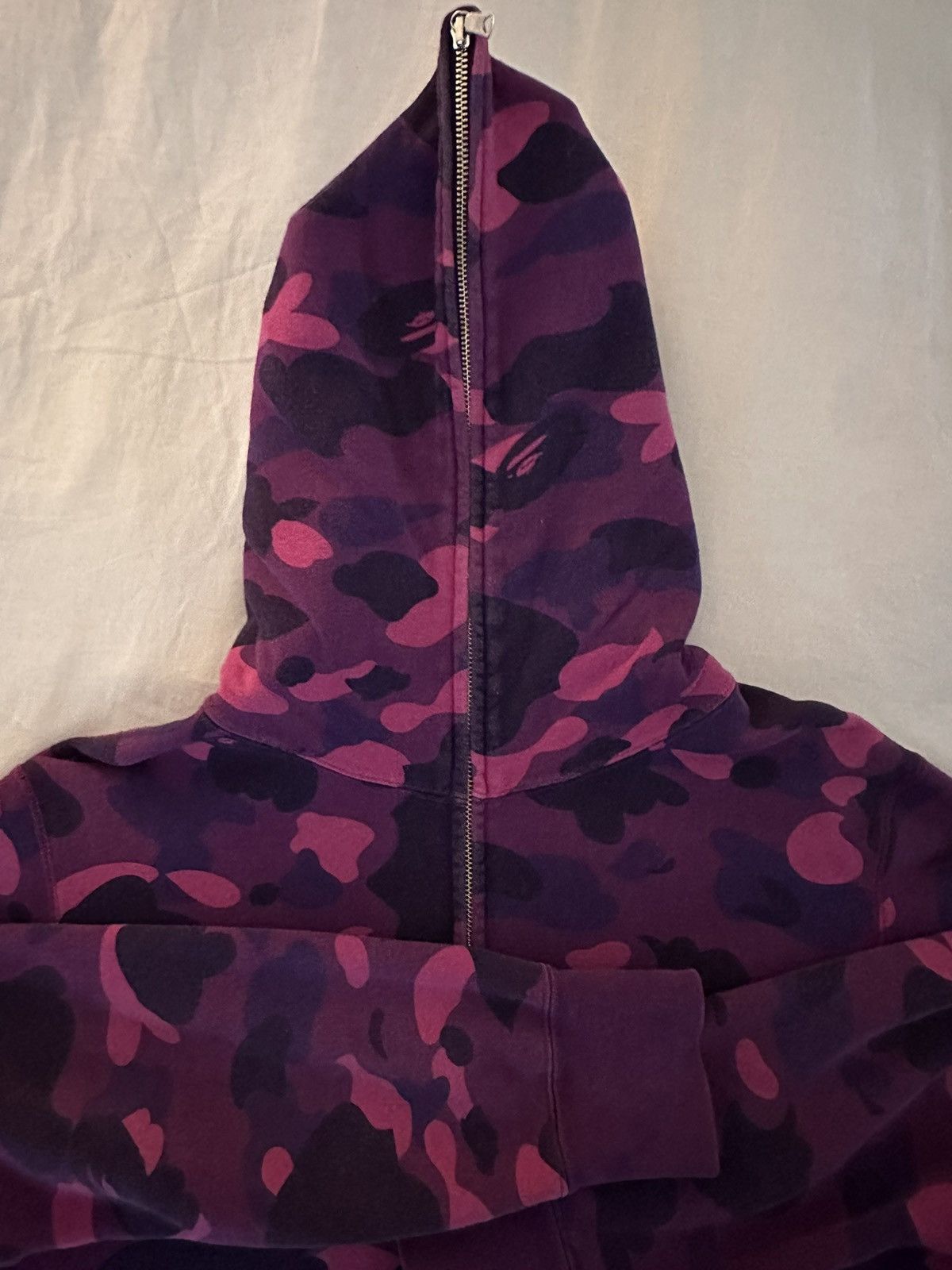 Bape Color Camo One Point Full Zip Hoodie Size US L / EU 52-54 / 3 - 3 Thumbnail