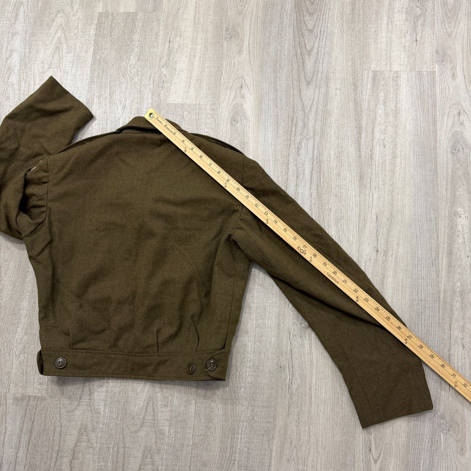 Vintage Vintage US Army Ike Field Jacket Size 36R Virgin Wool Combat Size US S / EU 44-46 / 1 - 11 Thumbnail