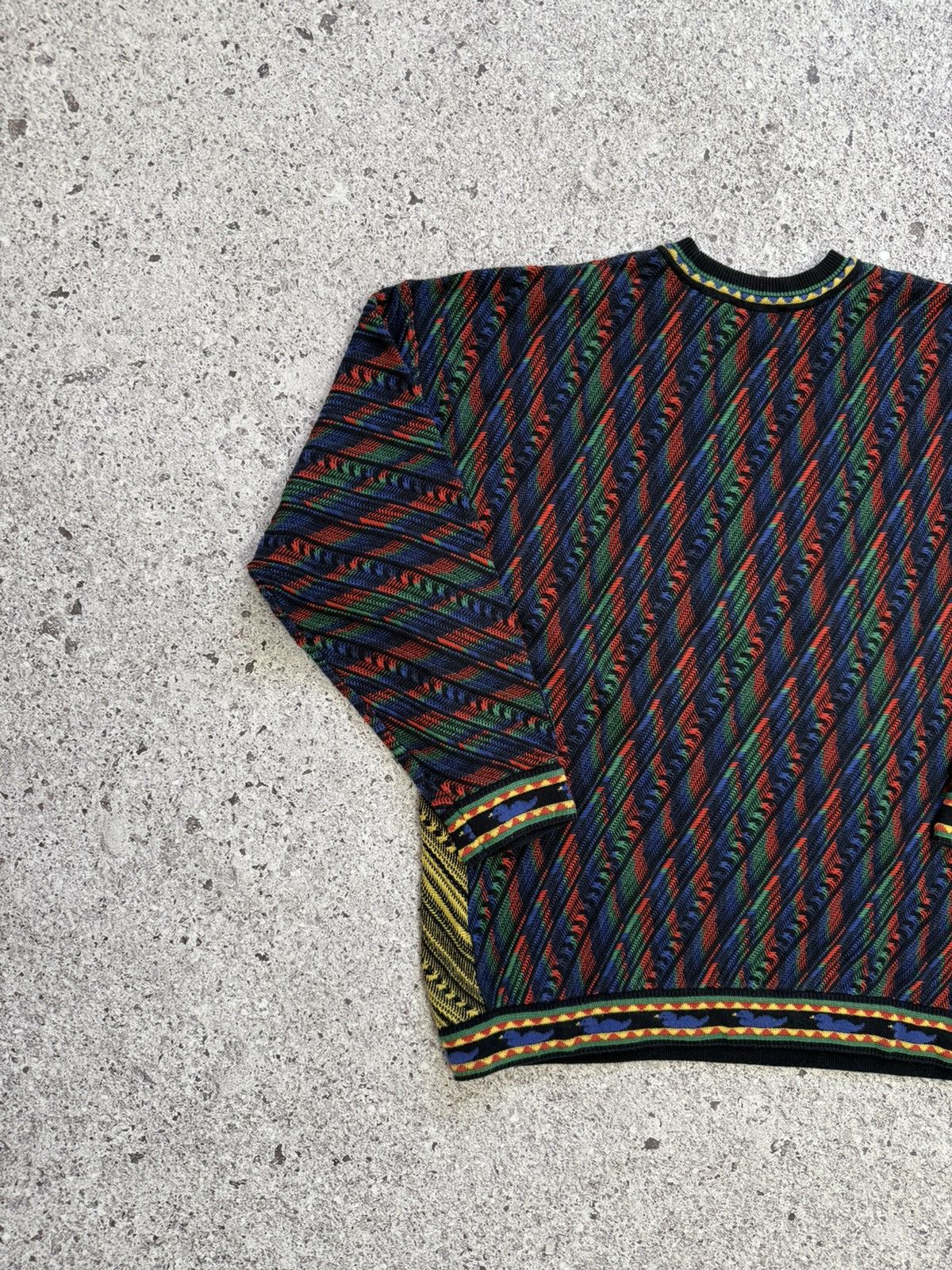 Carlo Colucci × Designer × Japanese Brand Vintage 1990’s Carlo Colucci Japanese Sweater Coogi Style Size US XL / EU 56 / 4 - 7 Thumbnail
