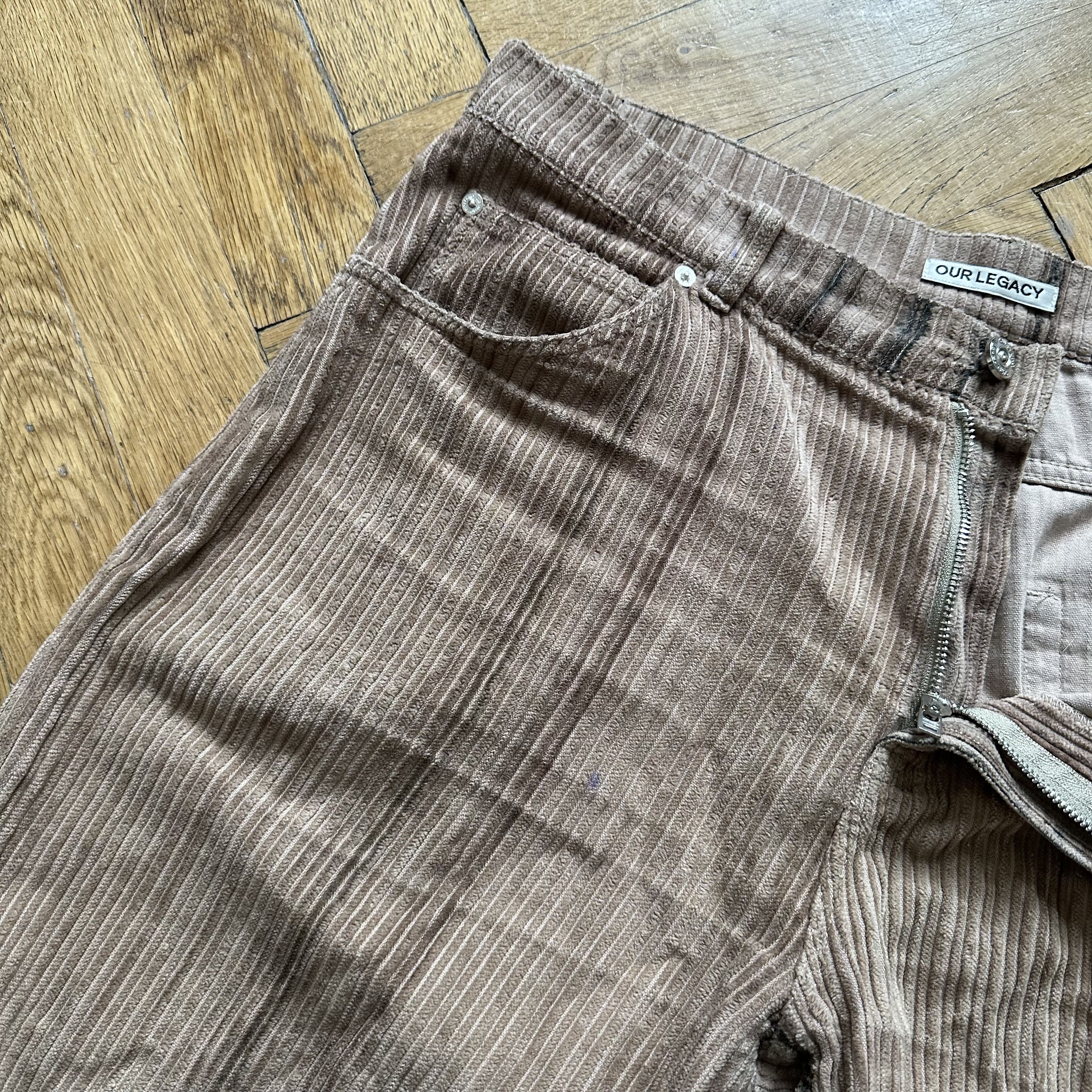Our Legacy FW20 Vast Cut Hair Stripe Cord Pants Size US 32 / EU 48 - 6 Thumbnail
