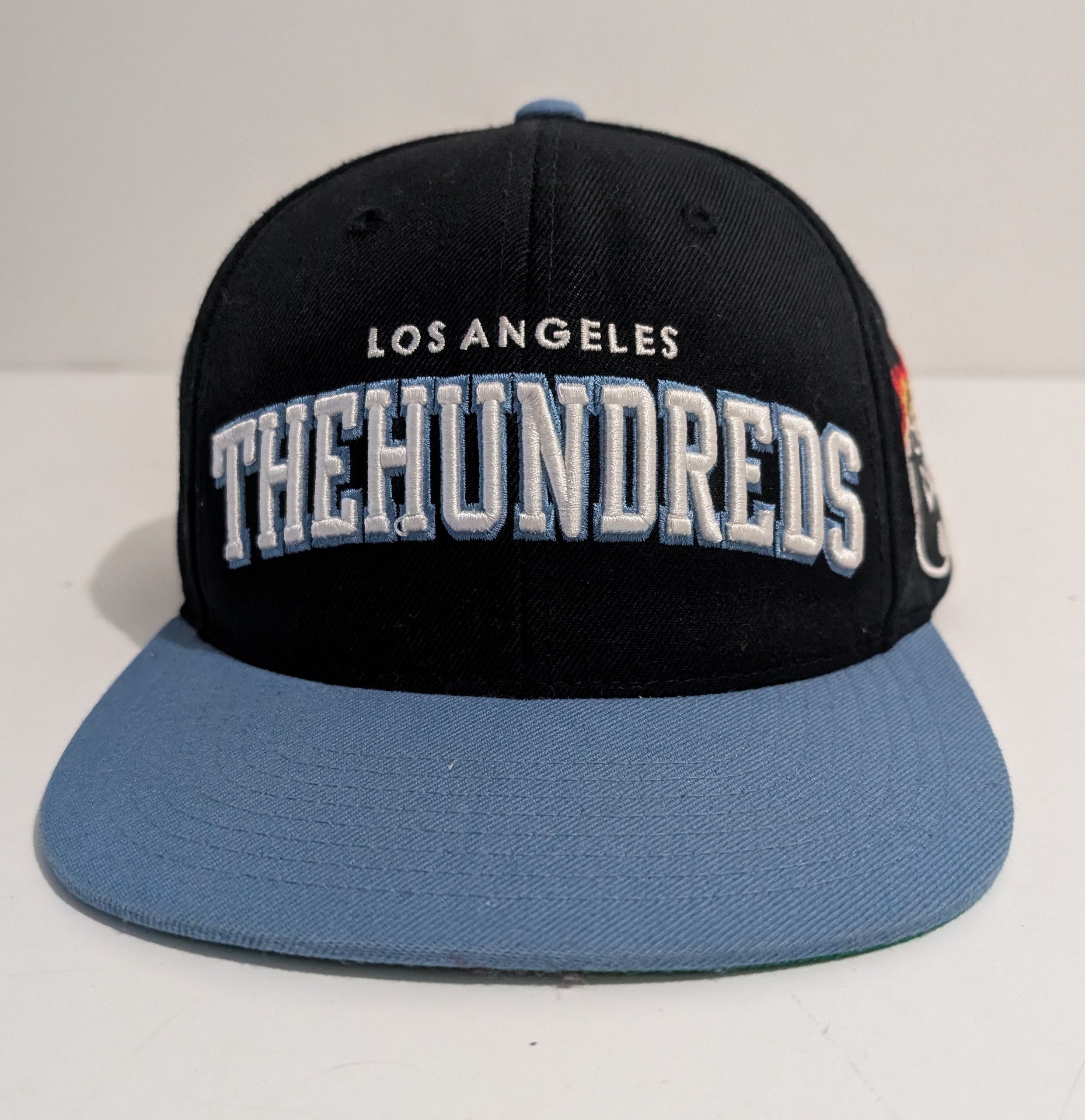 The Hundreds The Hundreds Bomb Logo Black/Blue Snapback Hat/Cap Size ONE SIZE - 2 Thumbnail