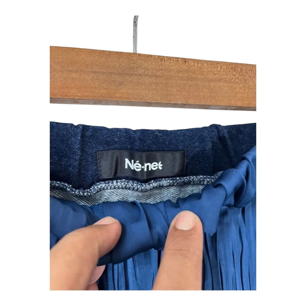 Issey Miyake Vintage Ne-net Pleated Skirt by Issey Miyake Size 29" - 4 Thumbnail
