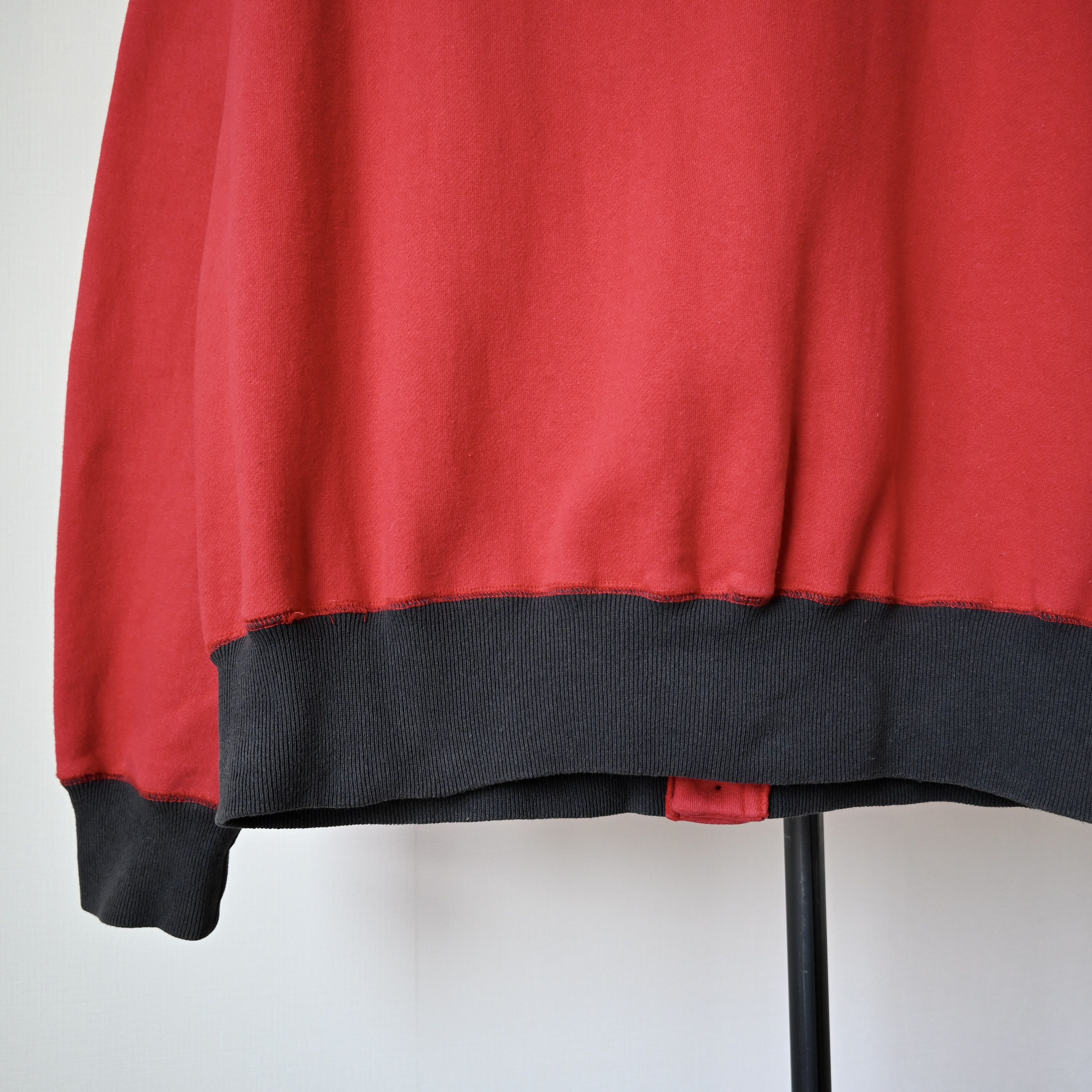 Evisu VTG 2000s EVISU button up sweatshirt red x sumikuro gray Size US L / EU 52-54 / 3 - 5 Thumbnail