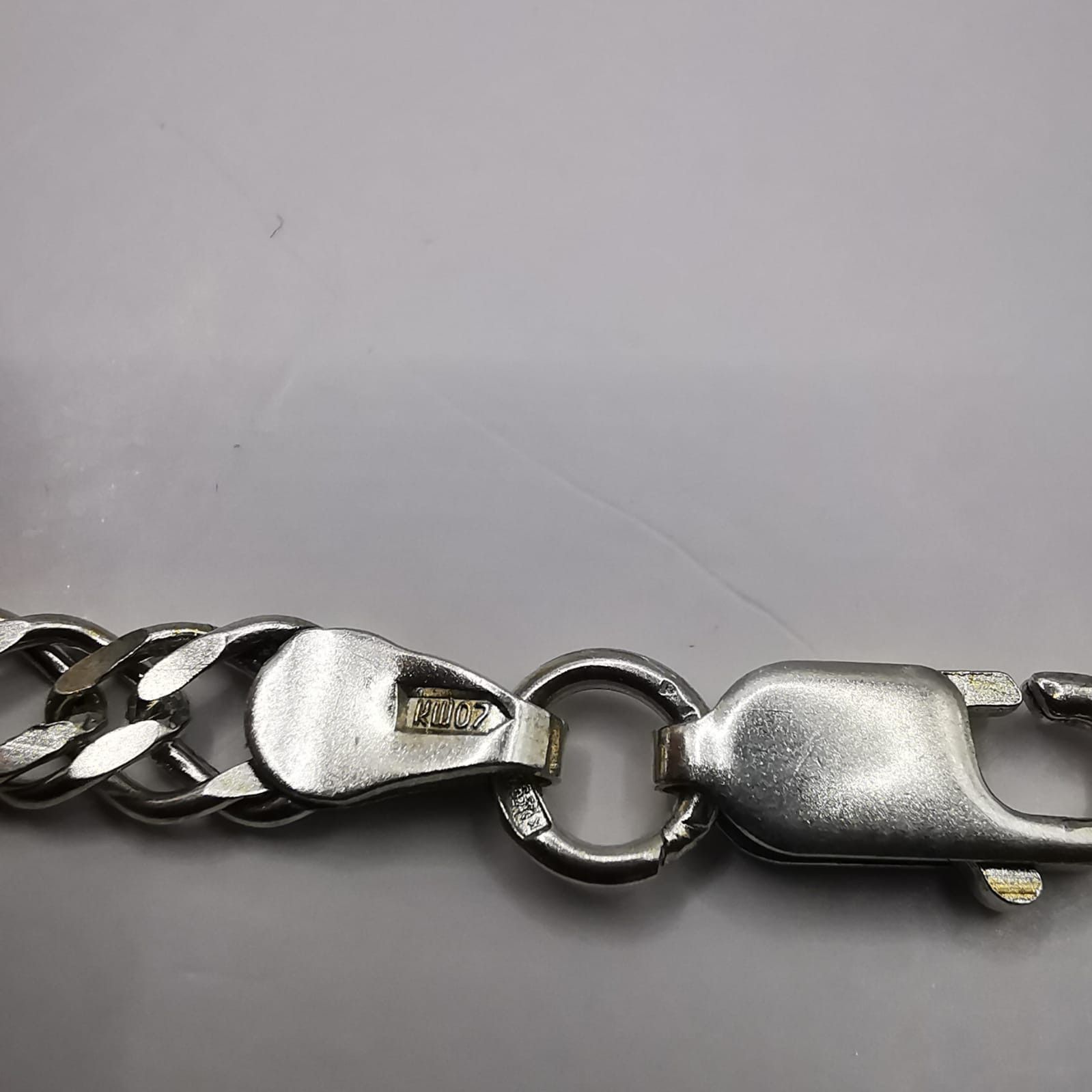 Sterling Silver Vintage Jewelry Chain, 925 Sterling Silver, Signed 13,12g Size ONE SIZE - 7 Thumbnail