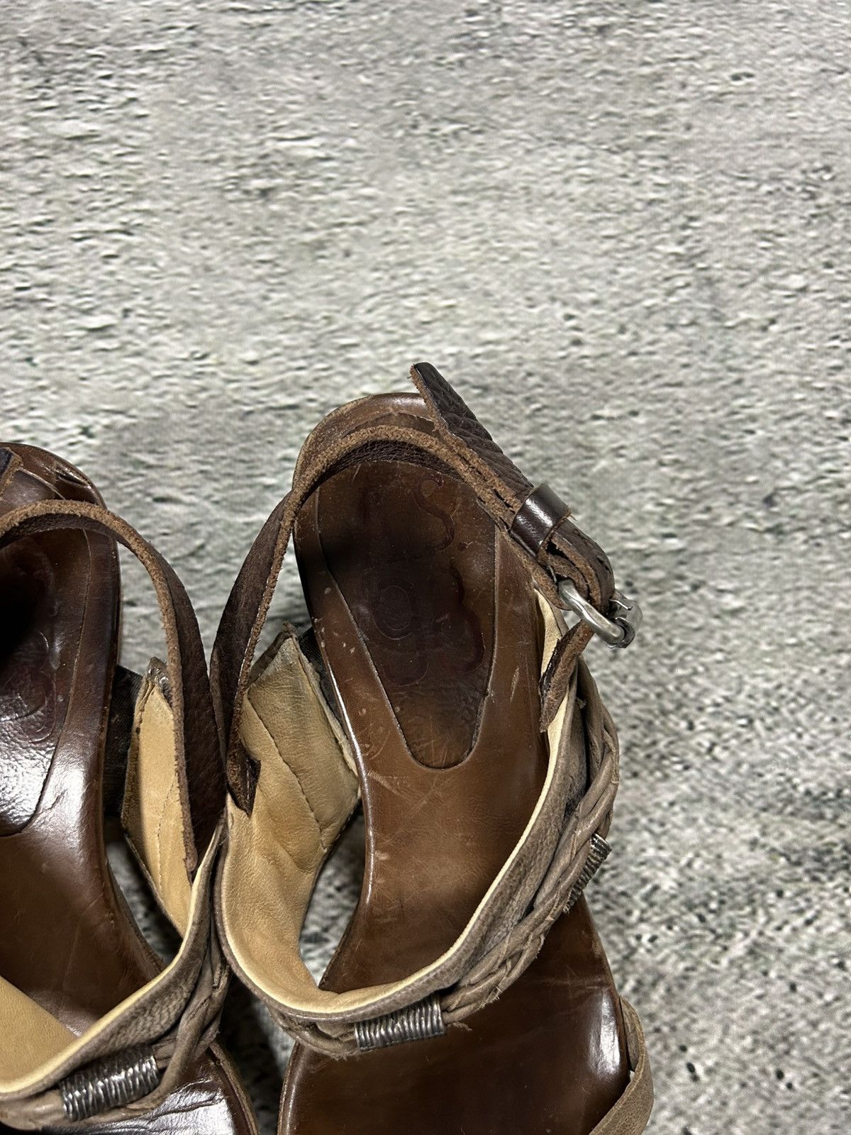 A.S.98 Airstep A.S.98 sandals leather shoes boots cowboy Size US 9 / IT 39 - 2 Thumbnail